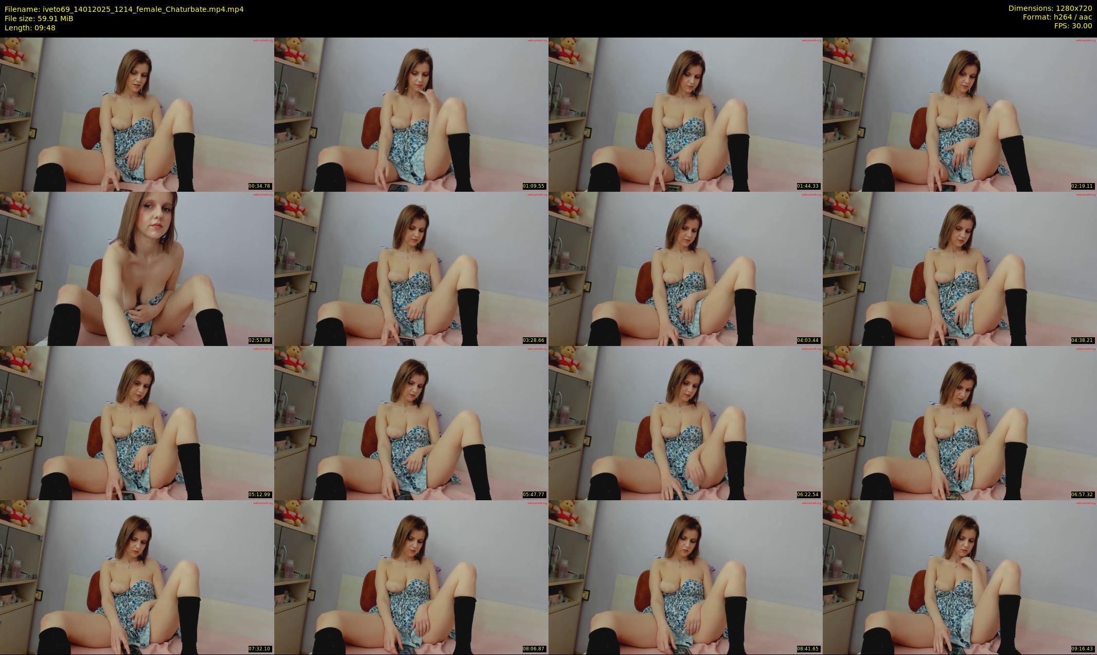 iveto69 — 10 minute Chaturbate female cam show recording, 720p, Jan 14, 2025