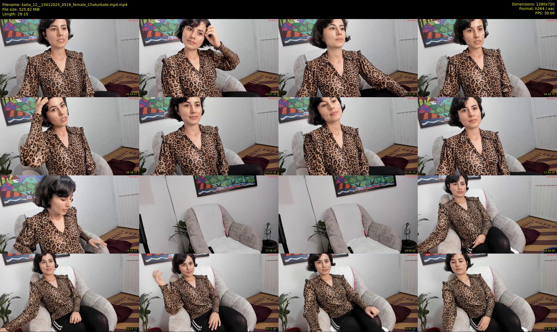 katia_12_ — 30 minute Chaturbate female cam show recording, 720p, Jan 15, 2025
