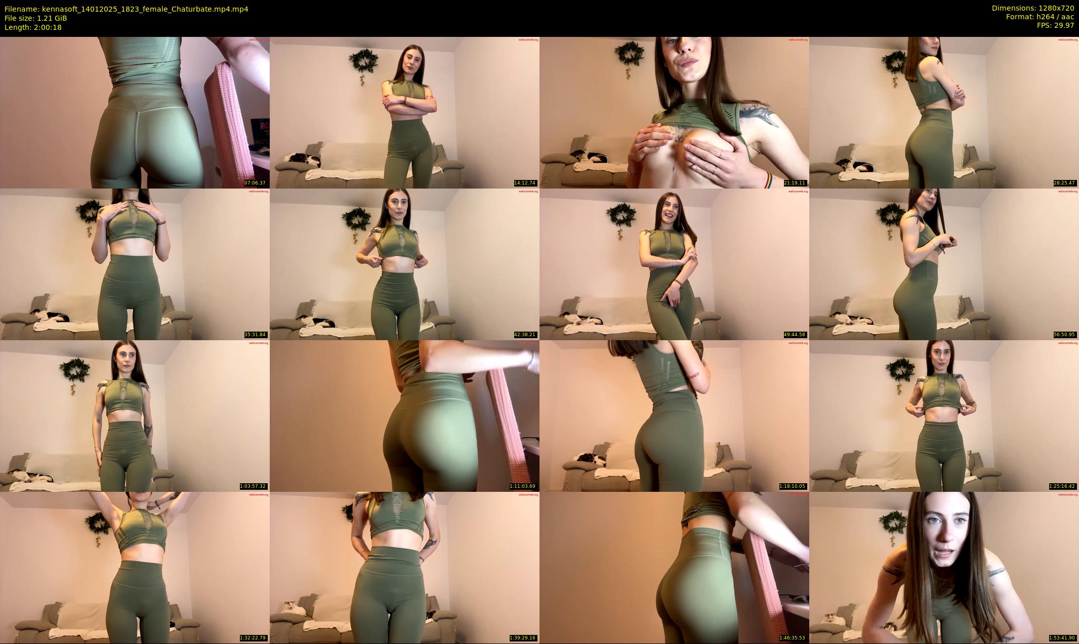 kennasoft — 121 minute Chaturbate female cam show recording, 720p, Jan 14, 2025