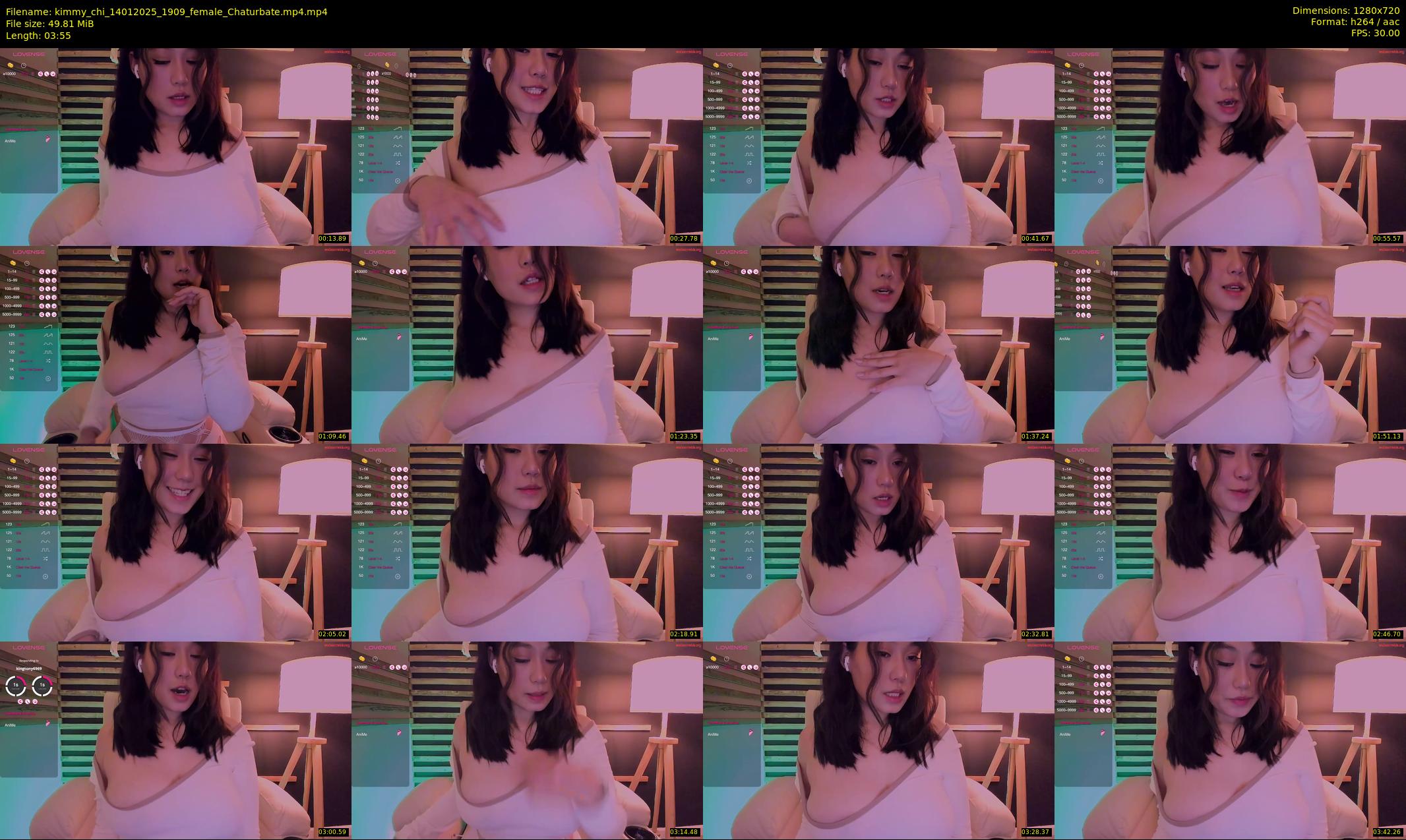 kimmy_chi — 4 minute Chaturbate female cam show recording, 720p, Jan 14, 2025