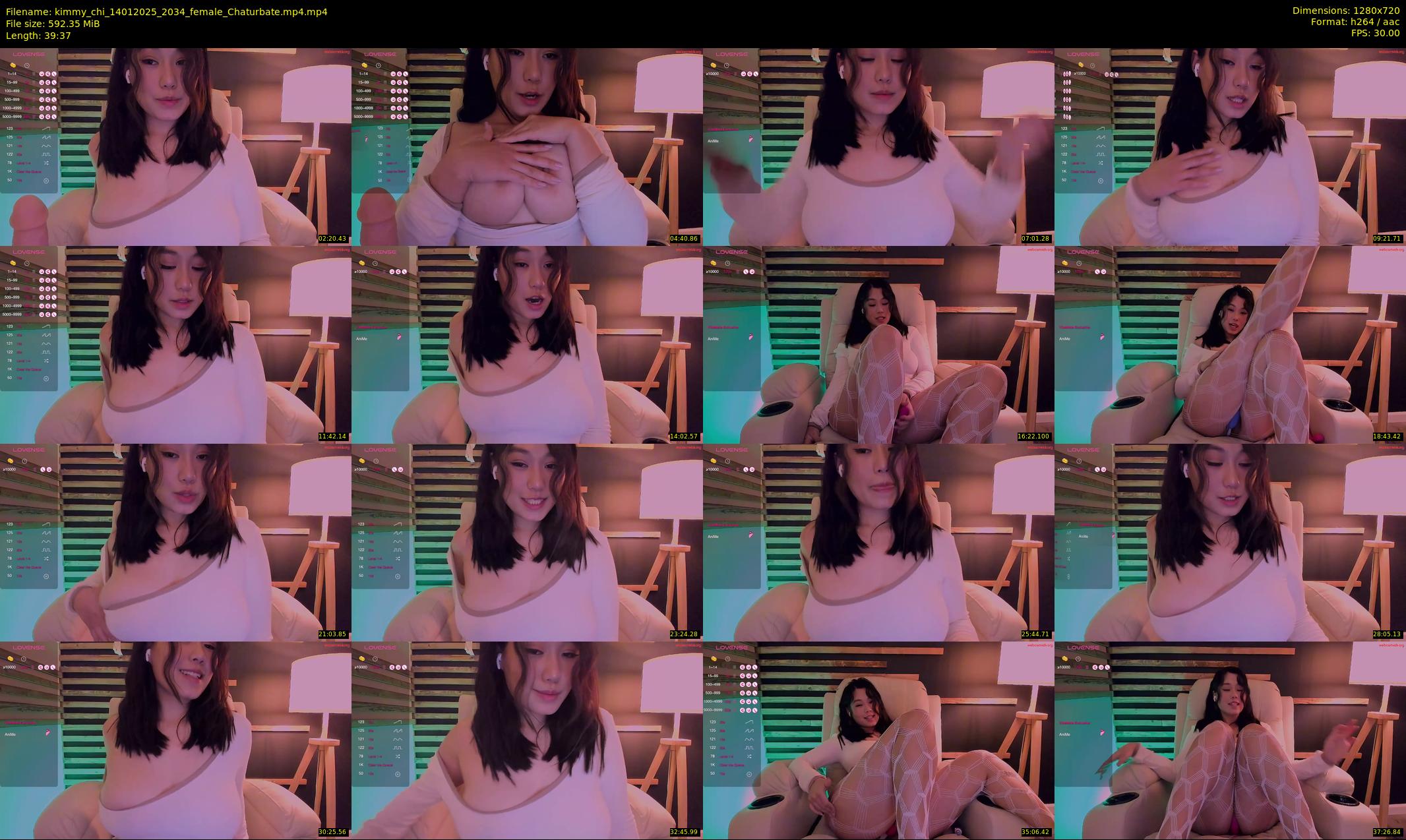 kimmy_chi — 40 minute Chaturbate female cam show recording, 720p, Jan 14, 2025