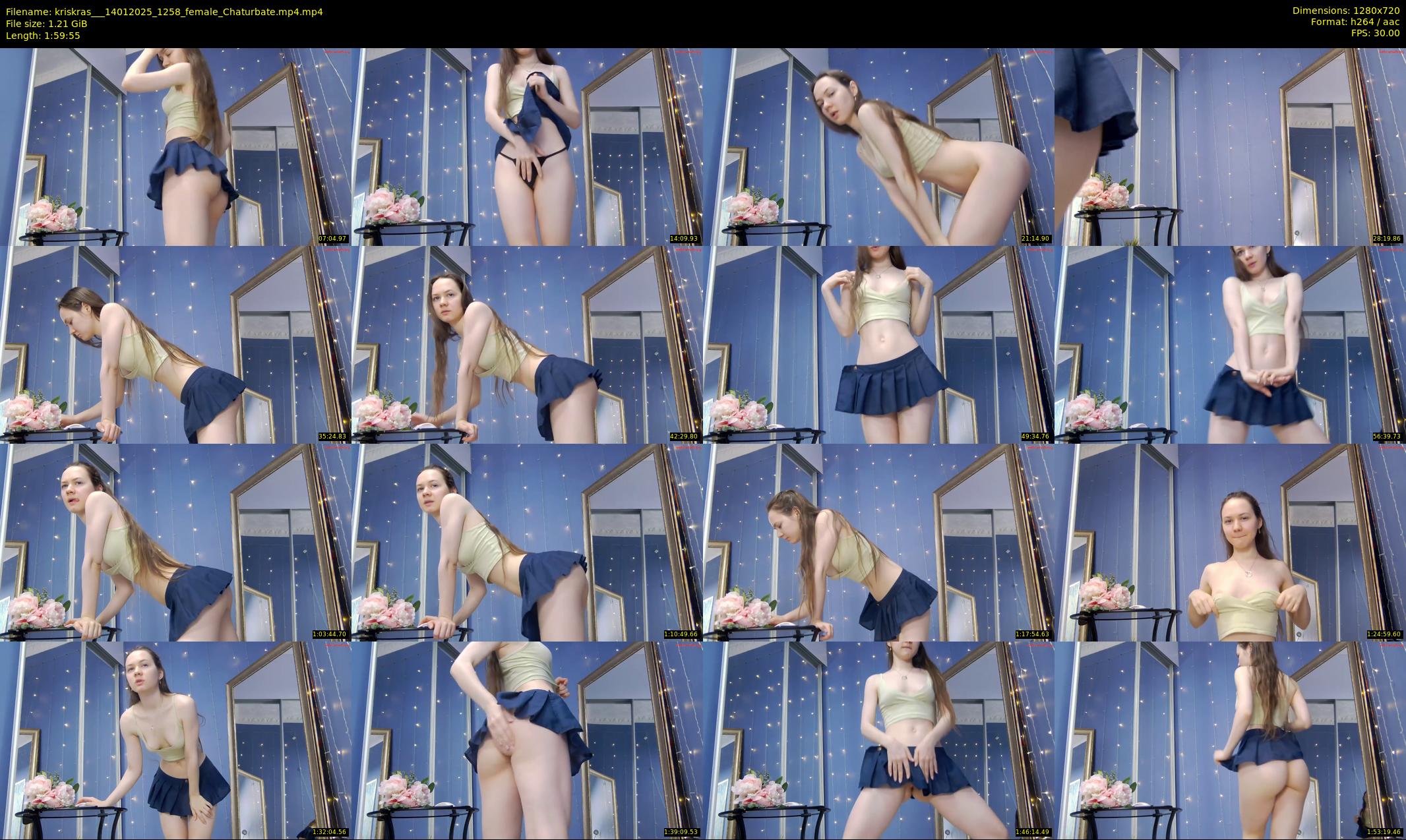 kriskras__ — 120 minute Chaturbate female cam show recording, 720p, Jan 14, 2025
