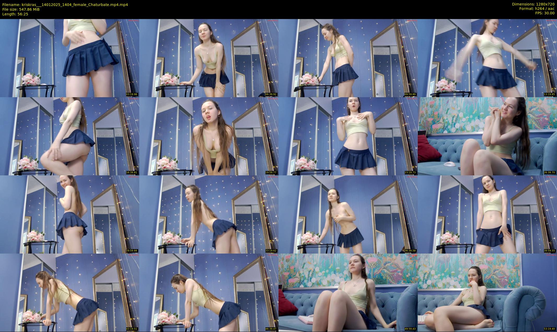 kriskras__ — 57 minute Chaturbate female cam show recording, 720p, Jan 14, 2025