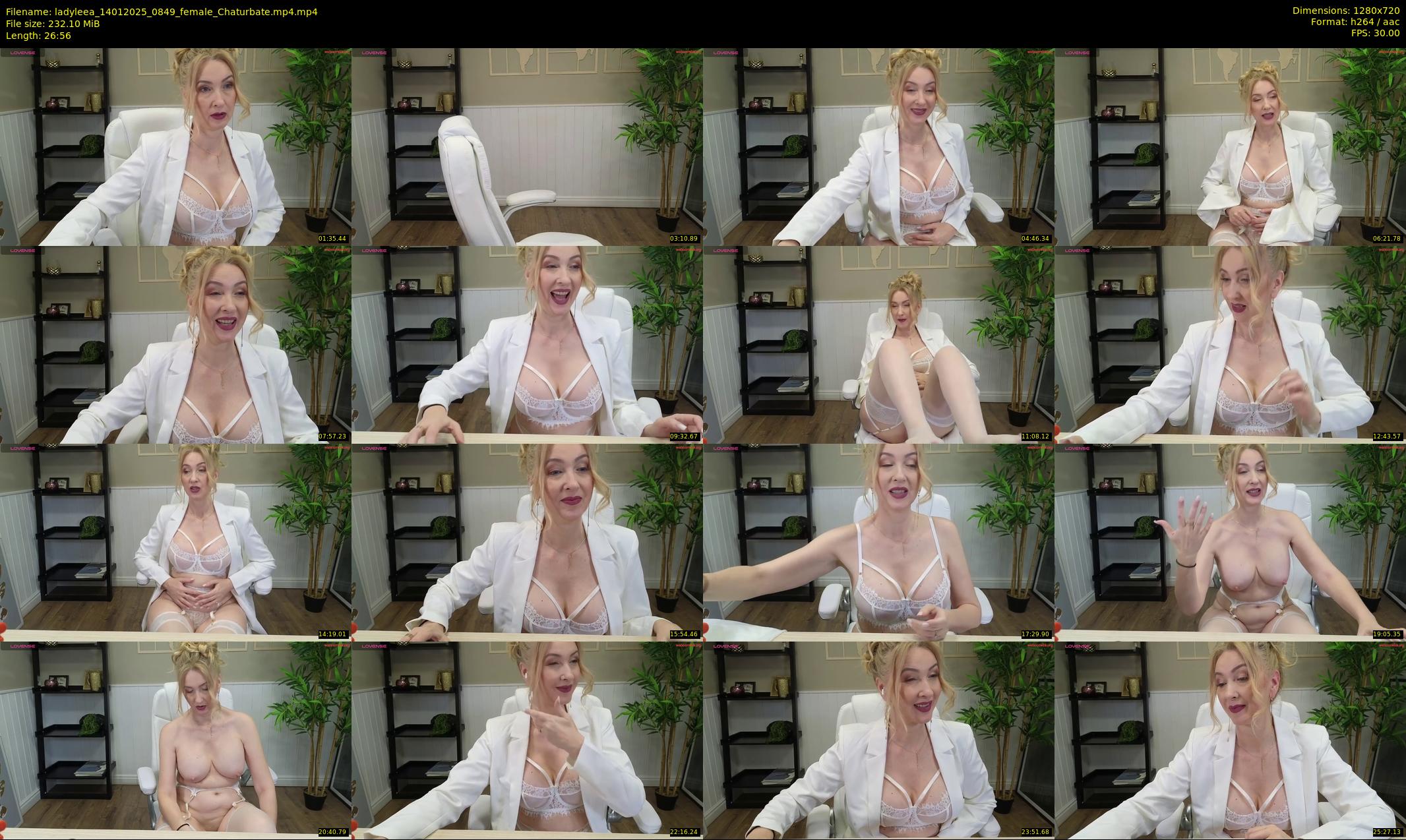 ladyleea — 27 minute Chaturbate female cam show recording, 720p, Jan 14, 2025