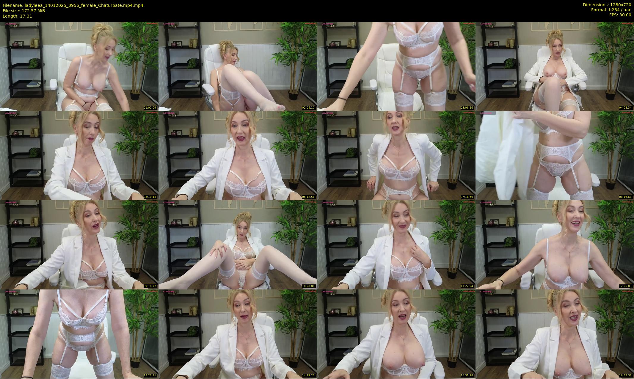 ladyleea — 18 minute Chaturbate female cam show recording, 720p, Jan 14, 2025