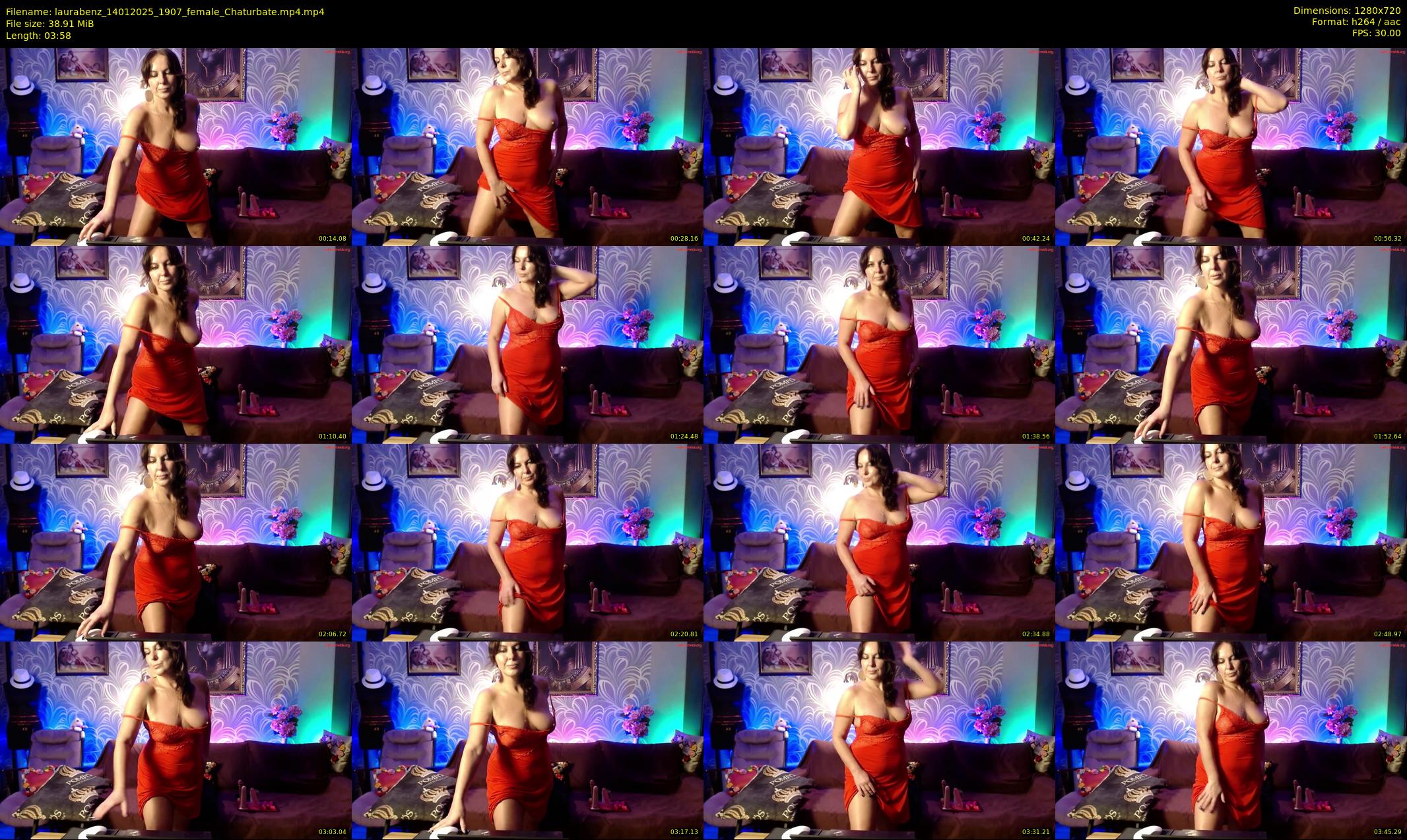 laurabenz — 4 minute Chaturbate female cam show recording, 720p, Jan 14, 2025