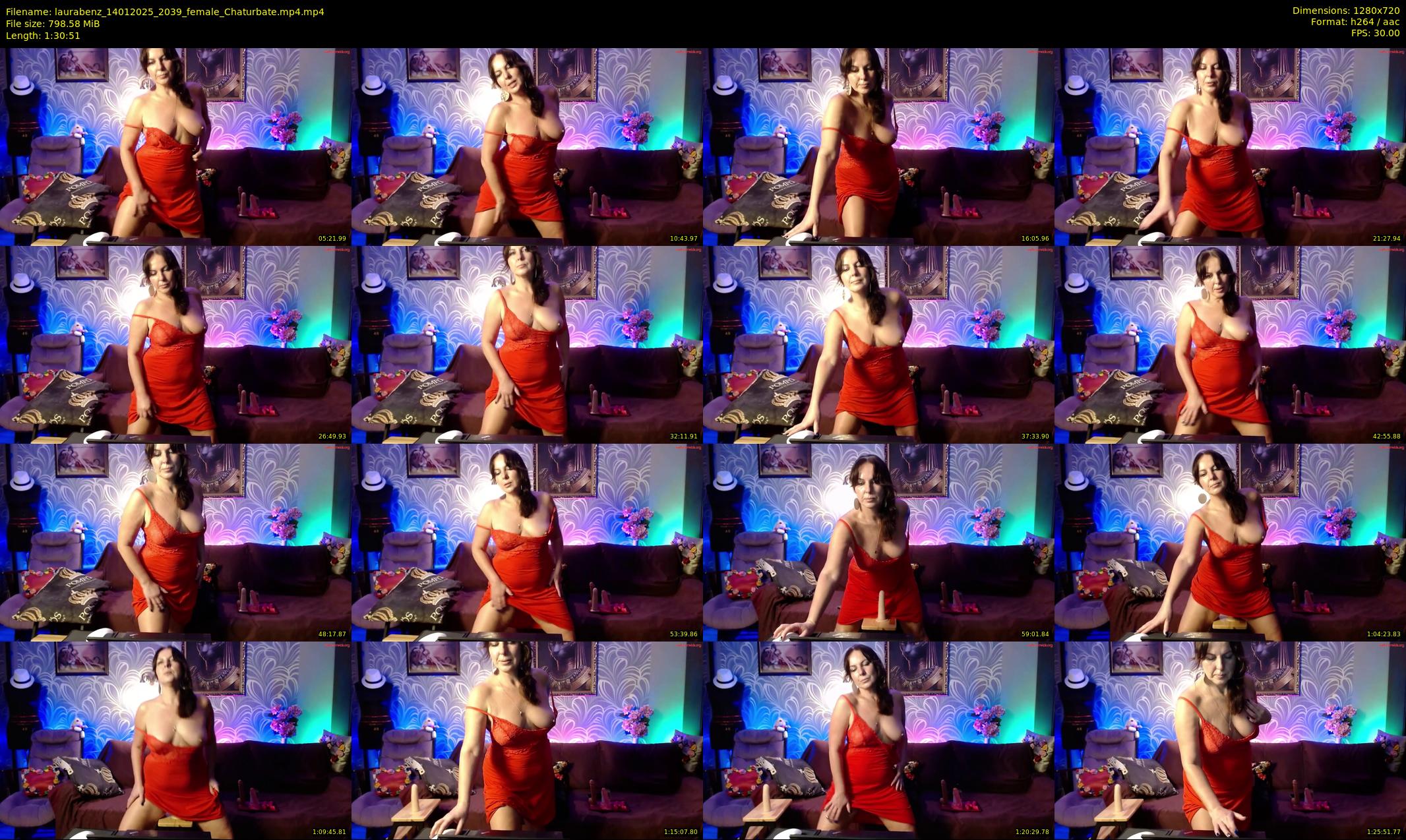 laurabenz — 91 minute Chaturbate female cam show recording, 720p, Jan 14, 2025