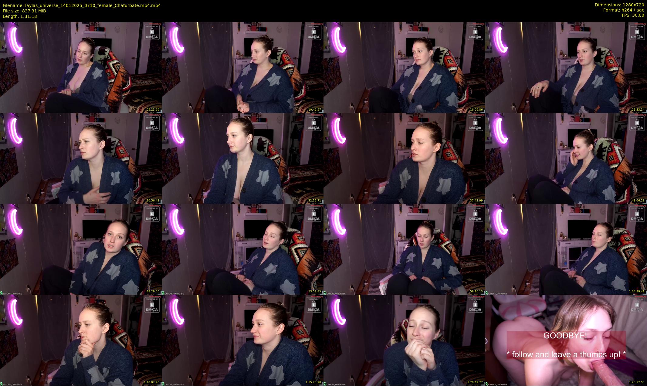 laylas_universe — 92 minute Chaturbate female cam show recording, 720p, Jan 14, 2025