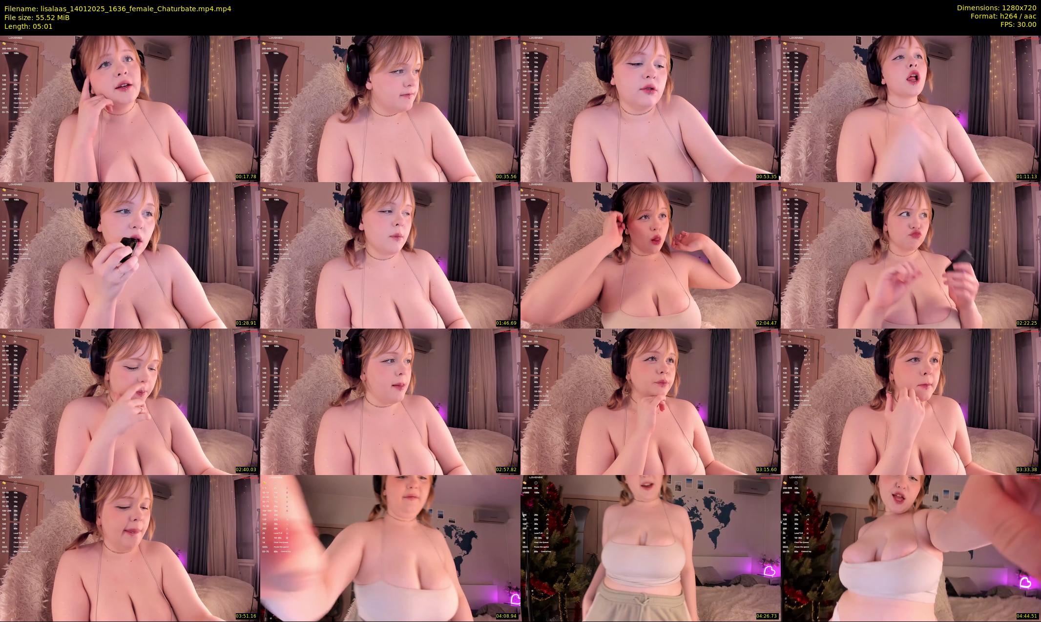 lisalaas — 6 minute Chaturbate female cam show recording, 720p, Jan 14, 2025