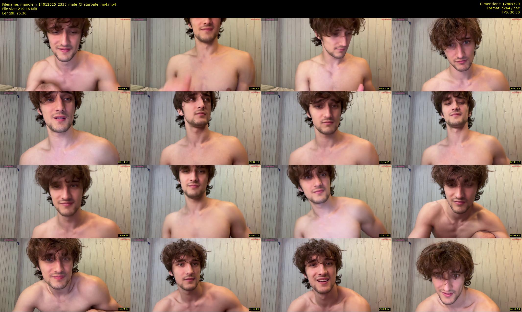 manolein — 26 minute Chaturbate male cam show recording, 720p, Jan 14, 2025