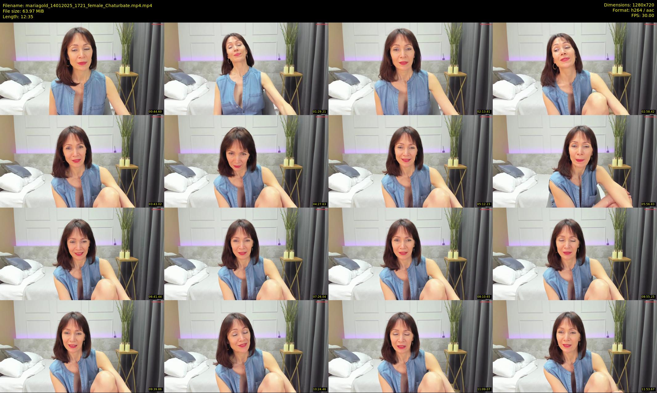 mariagold — 13 minute Chaturbate female cam show recording, 720p, Jan 14, 2025