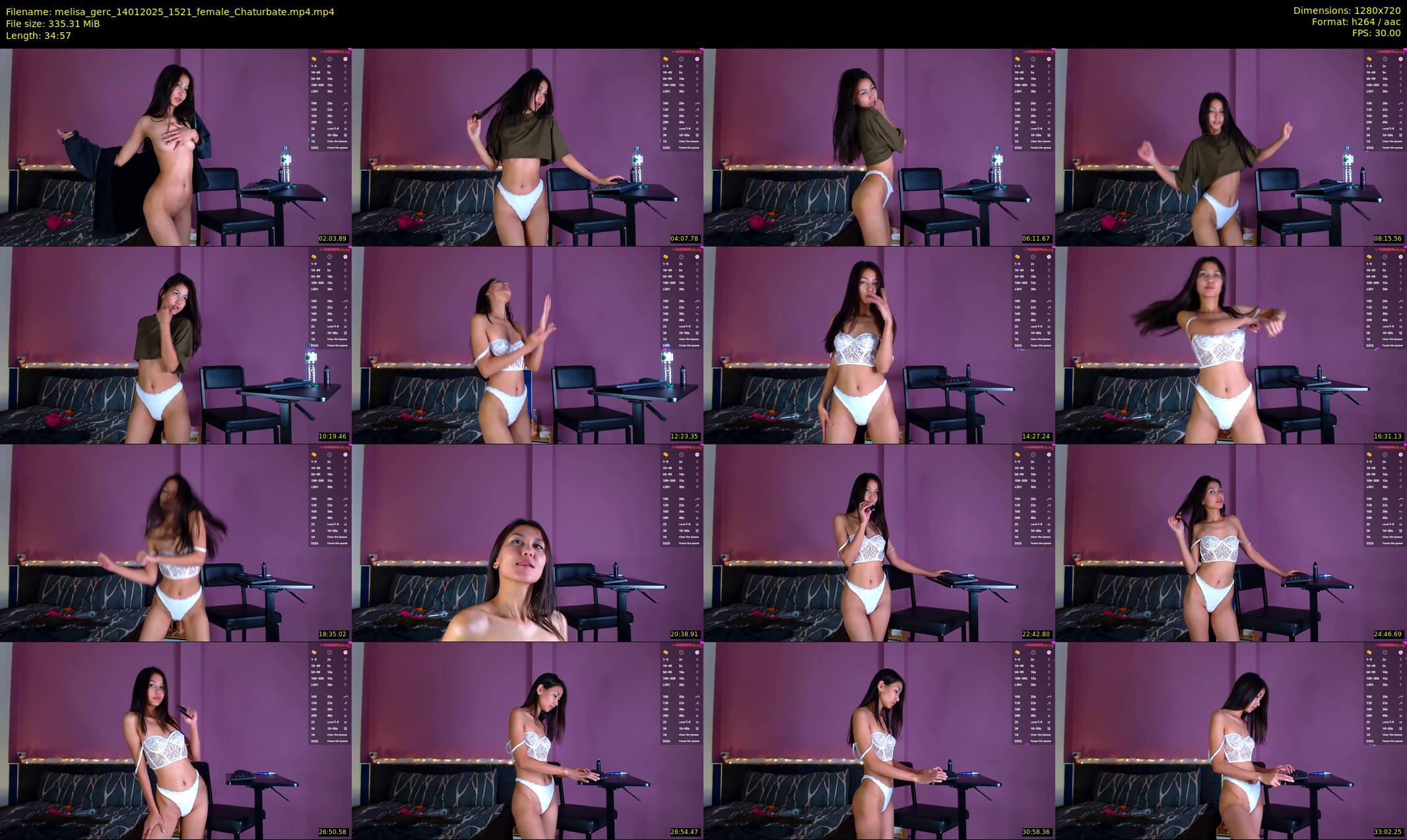 melisa_gerc — 35 minute Chaturbate female cam show recording, 720p, Jan 14, 2025