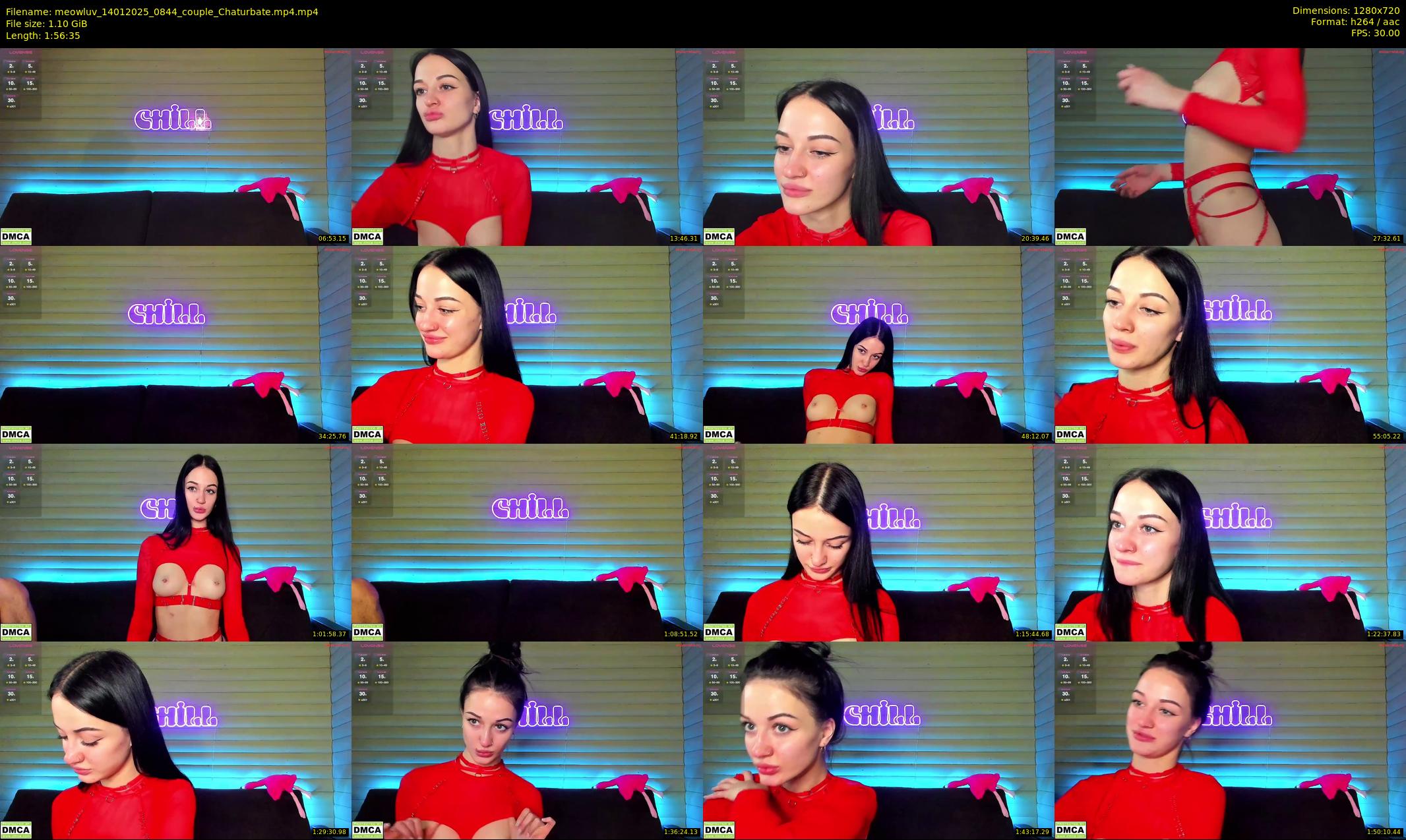 meowluv — 117 minute Chaturbate couple cam show recording, 720p, Jan 14, 2025