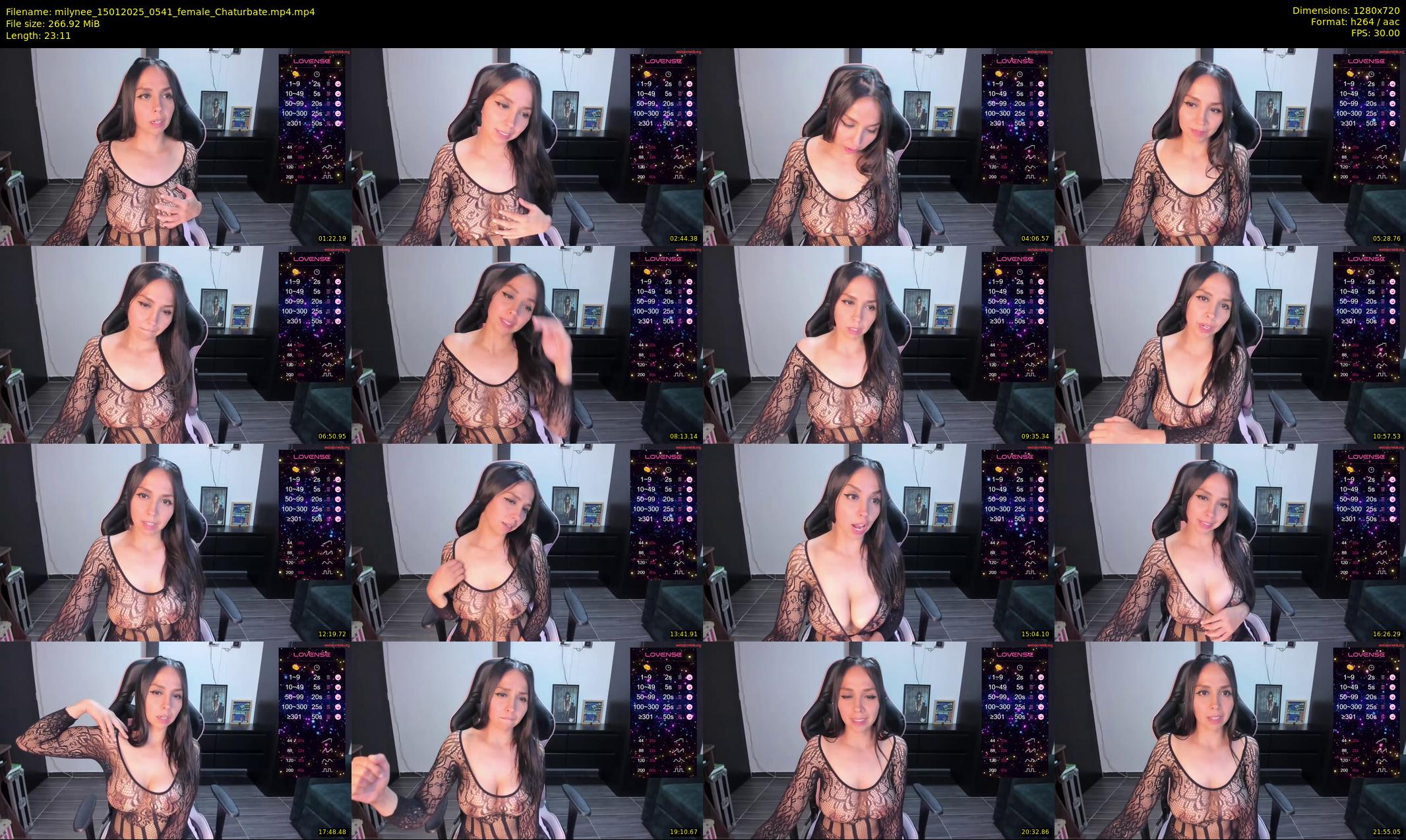 milynee — 24 minute Chaturbate female cam show recording, 720p, Jan 15, 2025