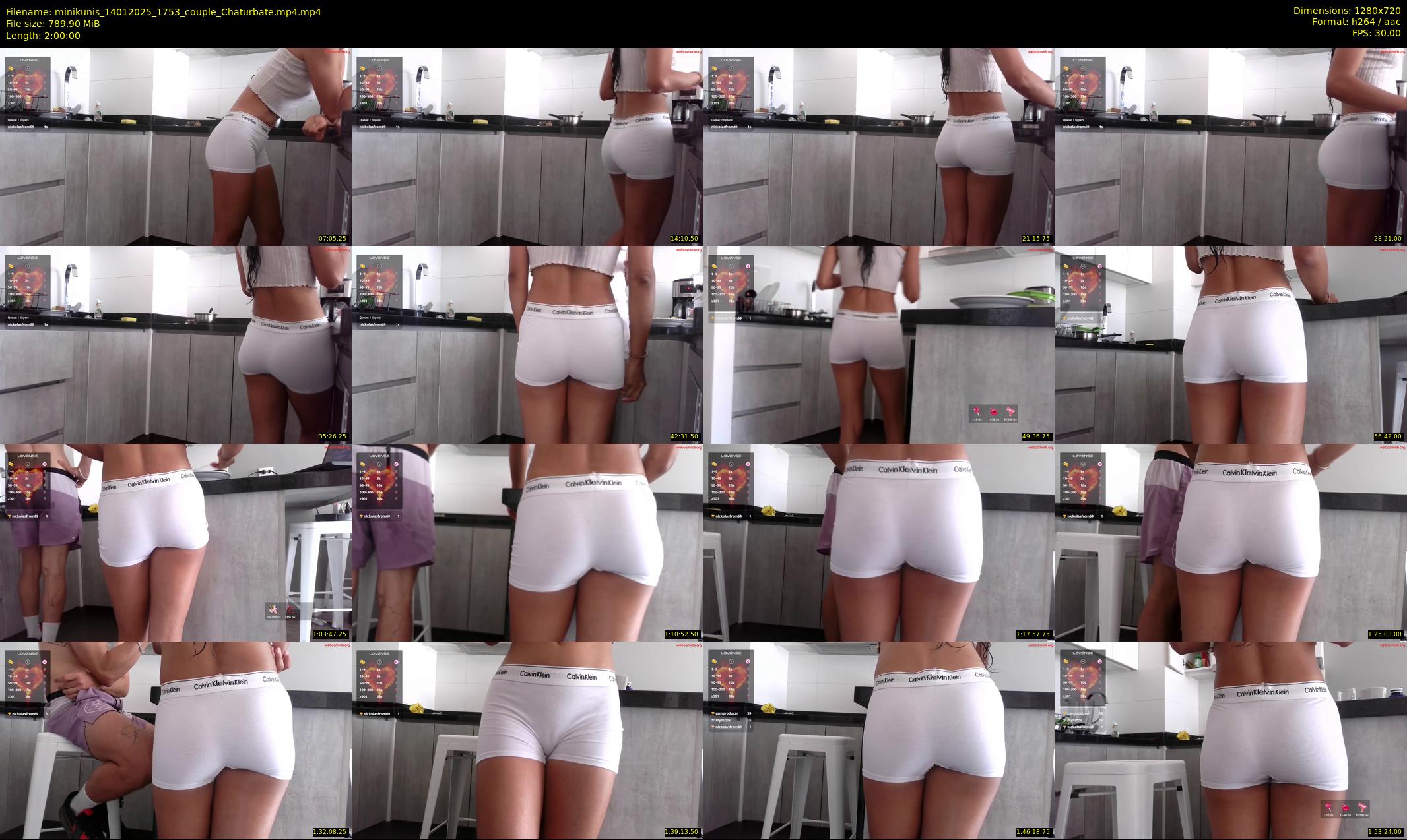 minikunis — 120 minute Chaturbate couple cam show recording, 720p, Jan 14, 2025