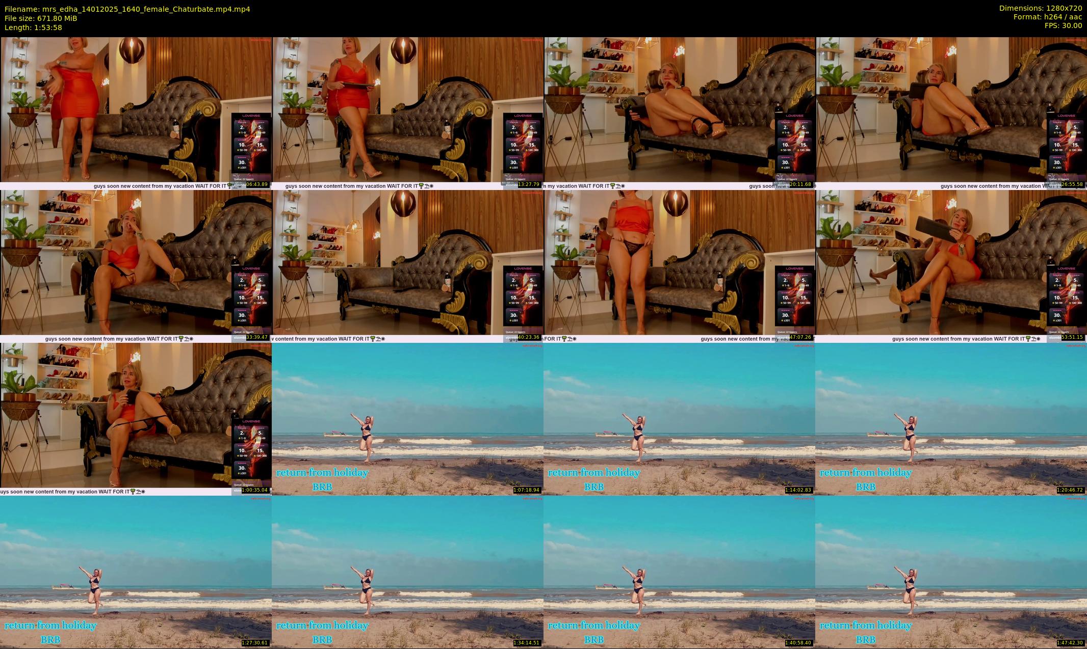 mrs_edha — 114 minute Chaturbate female cam show recording, 720p, Jan 14, 2025
