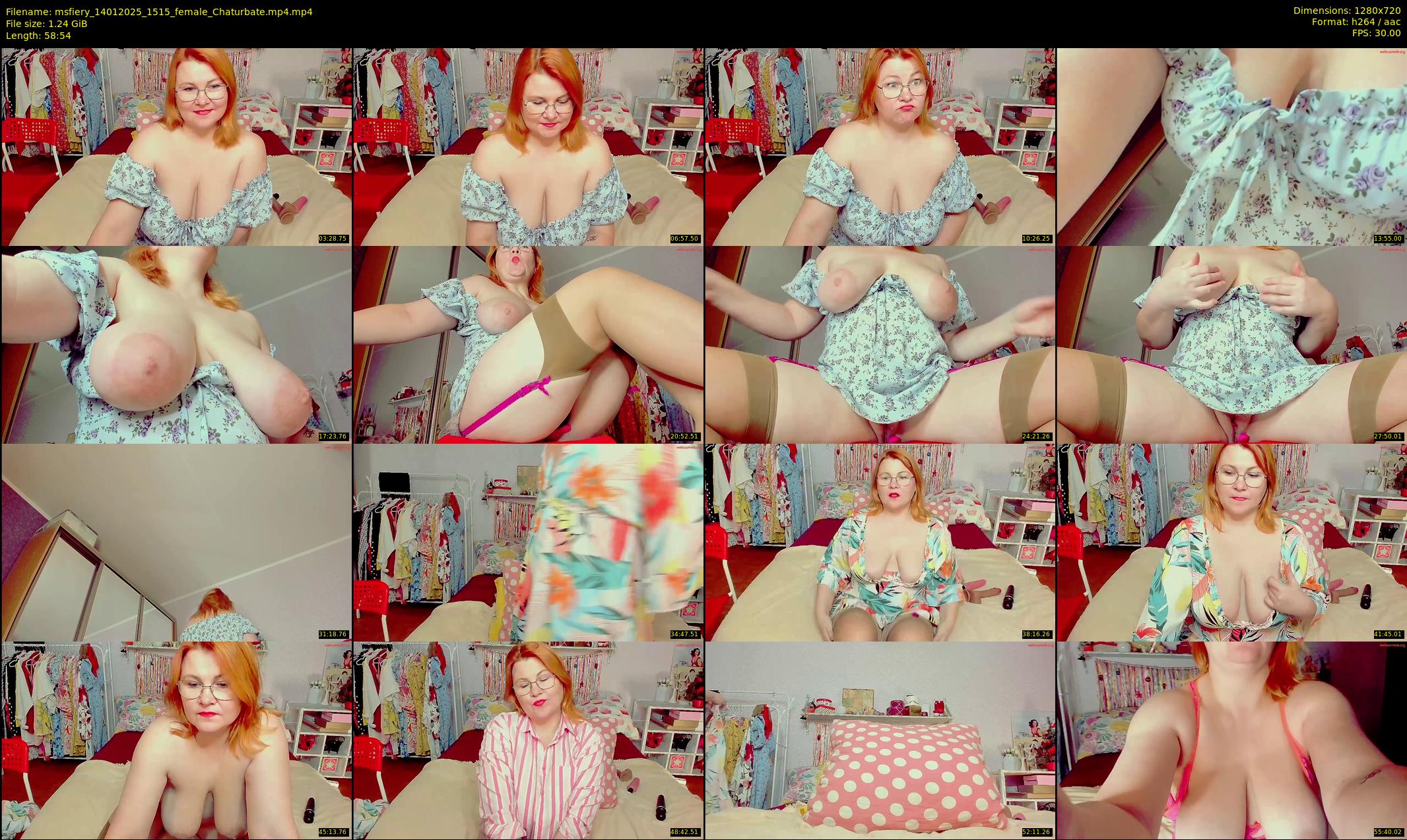 msfiery — 59 minute Chaturbate couple cam show recording, 720p, Jan 14, 2025