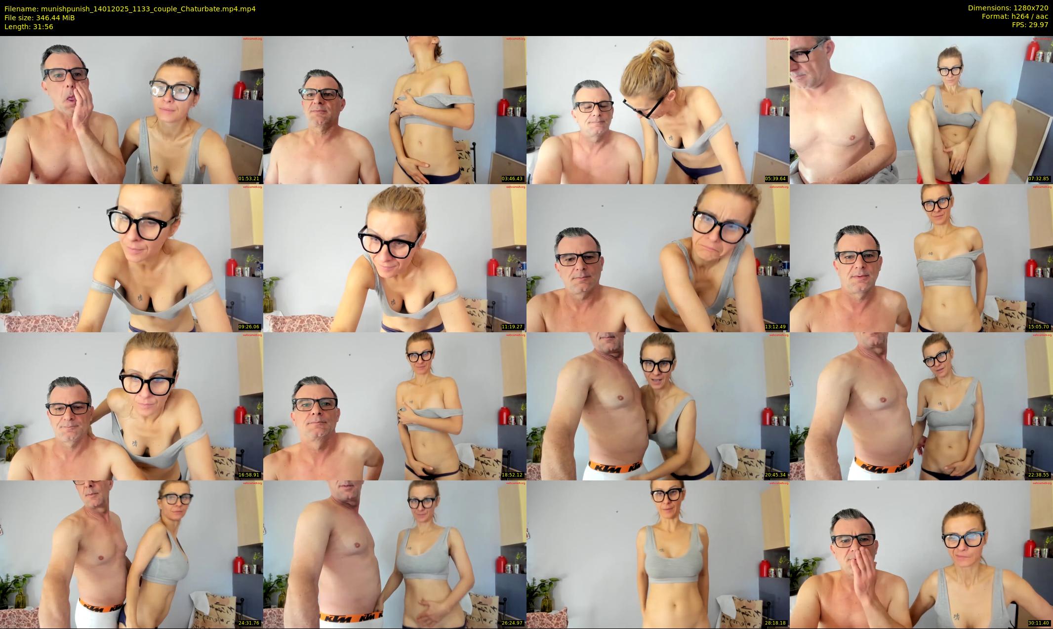 munishpunish — 32 minute Chaturbate couple cam show recording, 720p, Jan 14, 2025