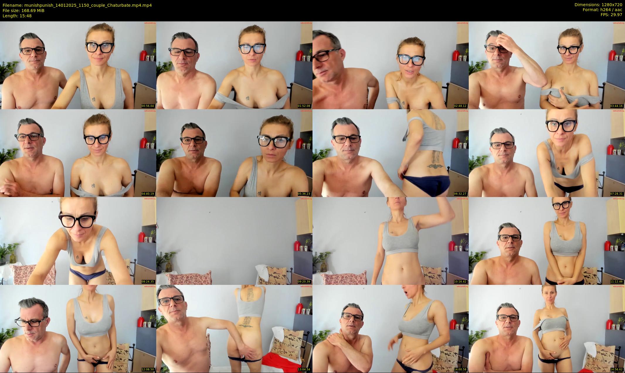 munishpunish — 16 minute Chaturbate couple cam show recording, 720p, Jan 14, 2025