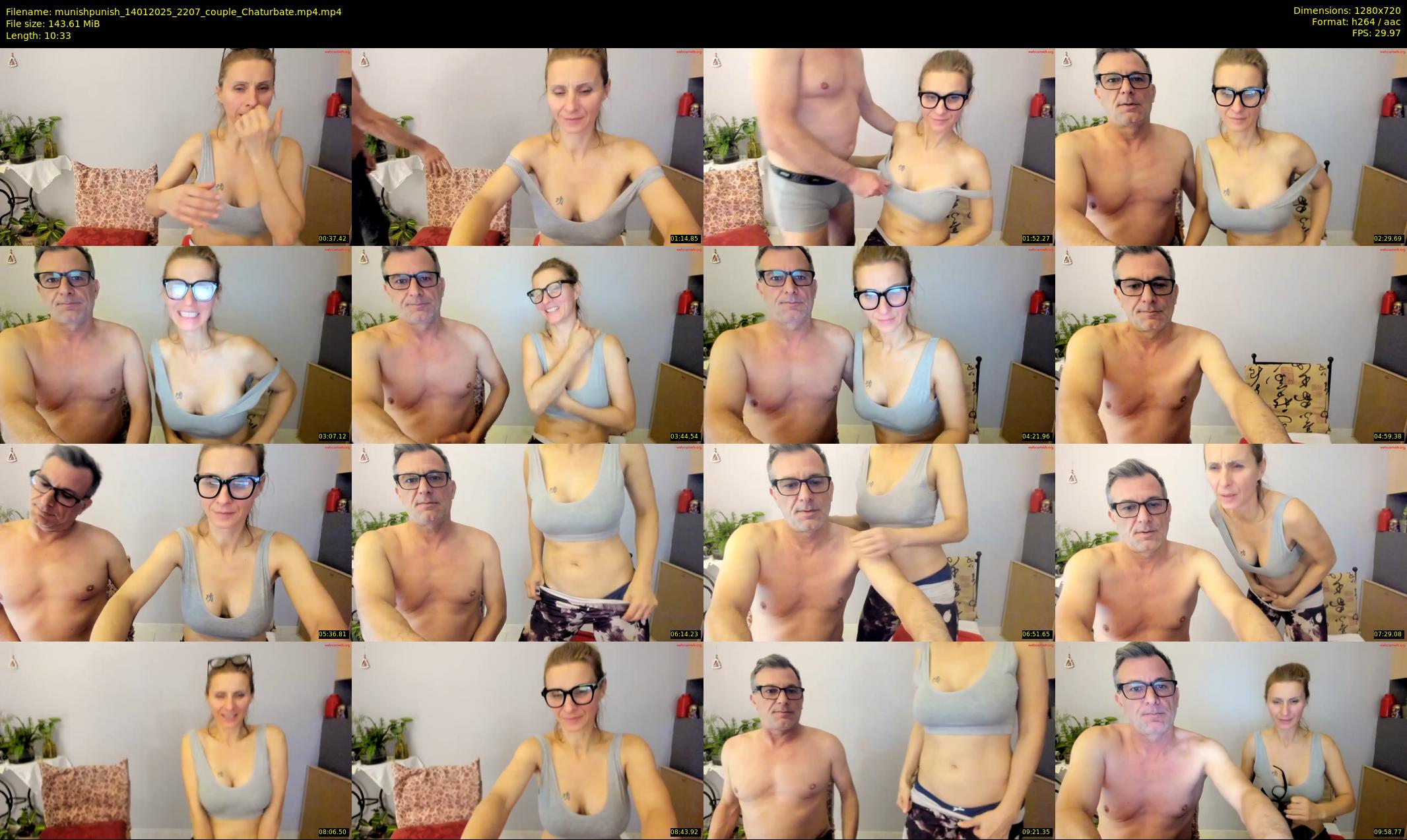munishpunish — 11 minute Chaturbate couple cam show recording, 720p, Jan 14, 2025