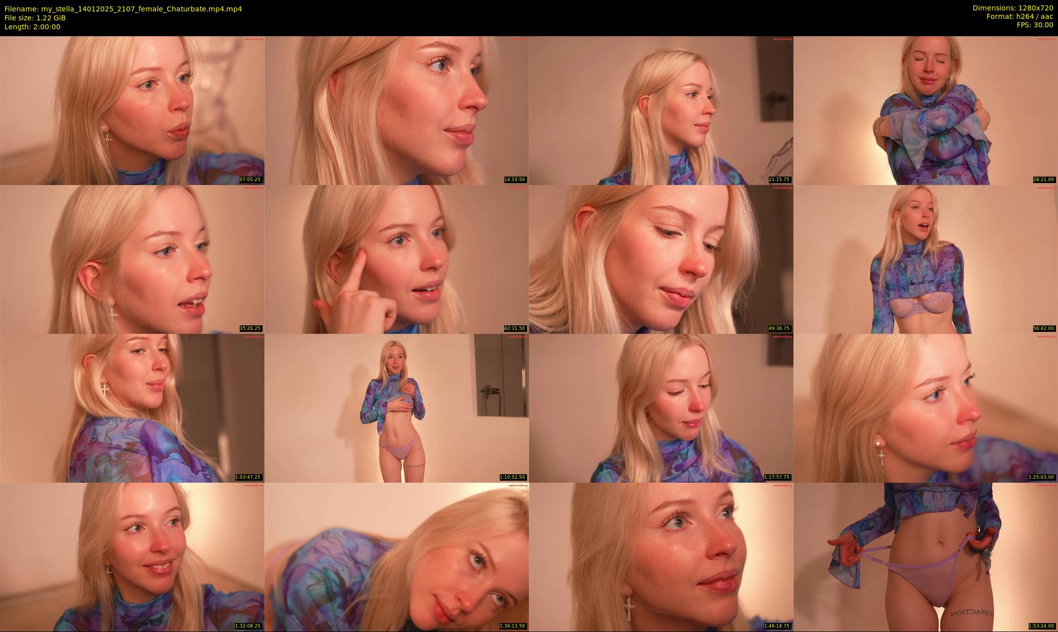 my_stella — 120 minute Chaturbate female cam show recording, 720p, Jan 14, 2025