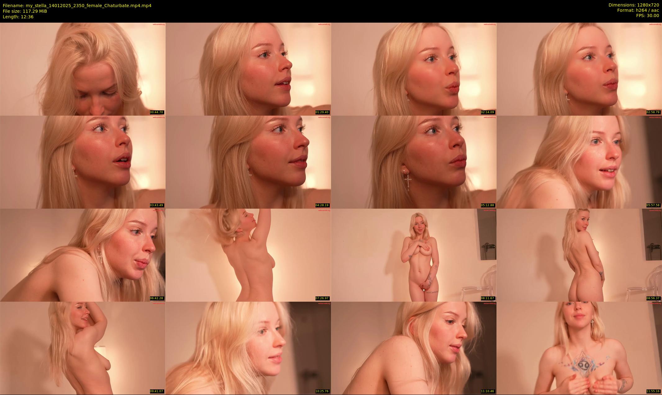 my_stella — 13 minute Chaturbate female cam show recording, 720p, Jan 14, 2025
