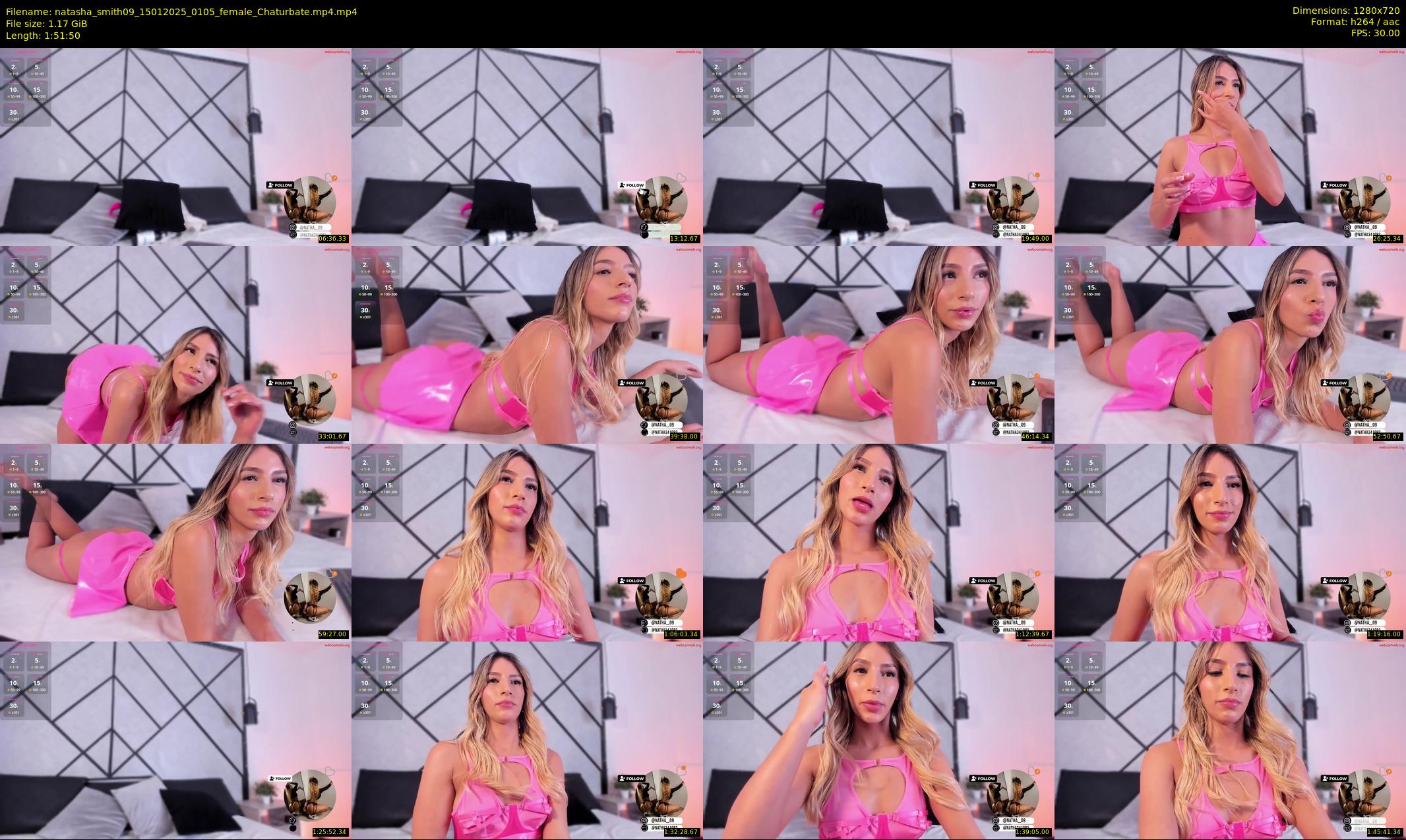 natasha_smith09 — 112 minute Chaturbate female cam show recording, 720p, Jan 15, 2025