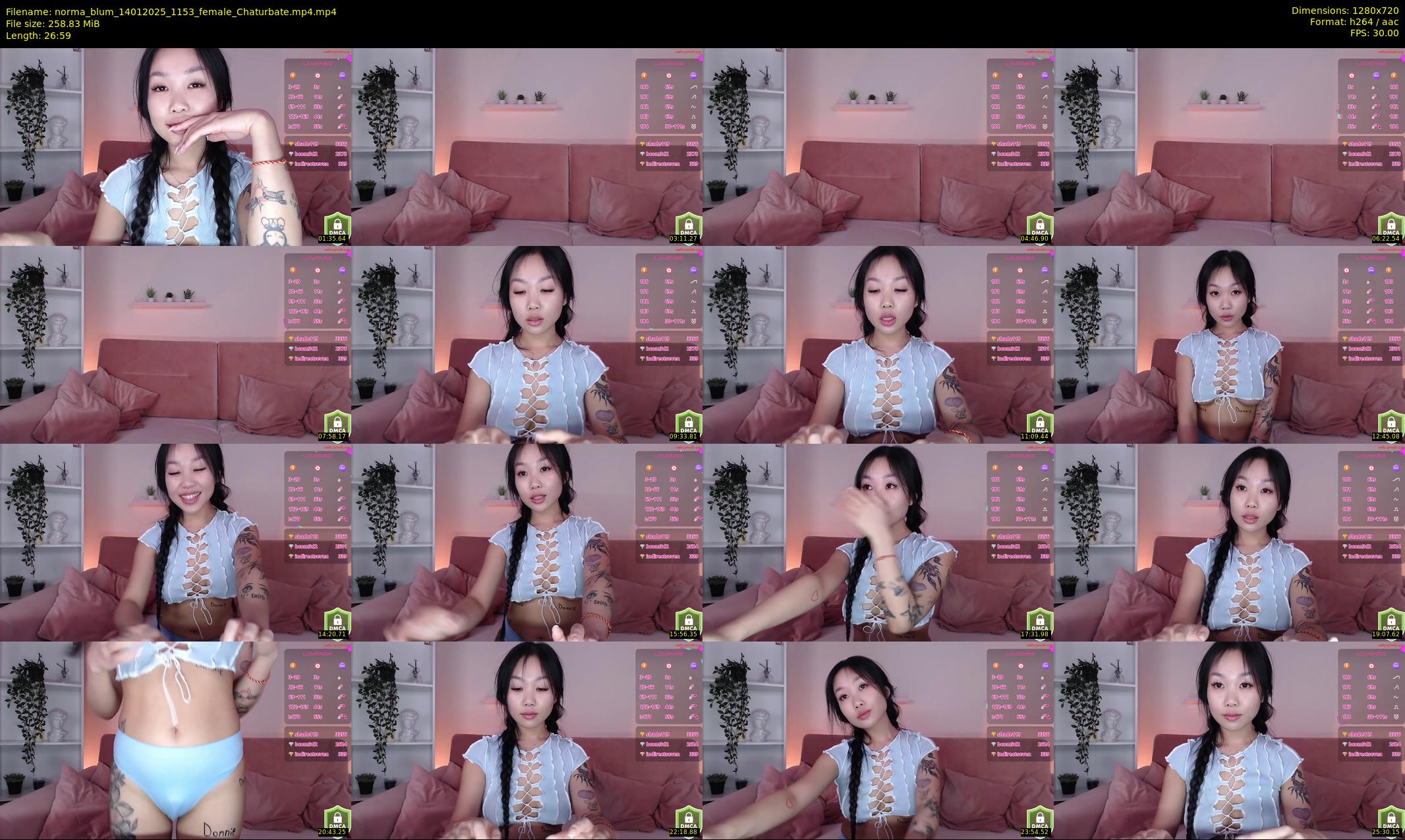 norma_blum — 27 minute Chaturbate female cam show recording, 720p, Jan 14, 2025