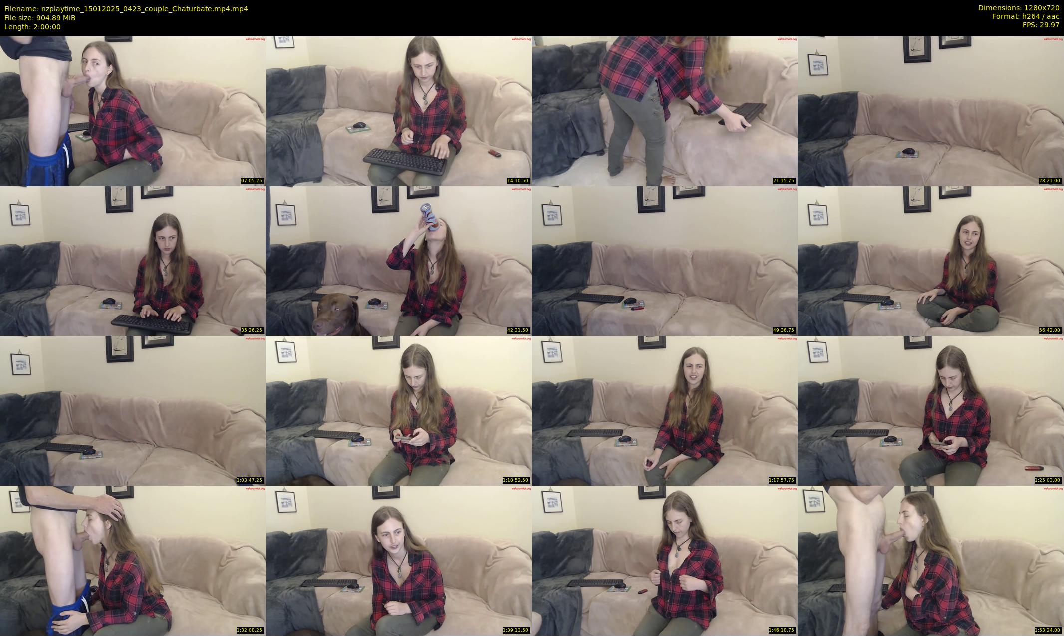 nzplaytime — 120 minute Chaturbate couple cam show recording, 720p, Jan 15, 2025