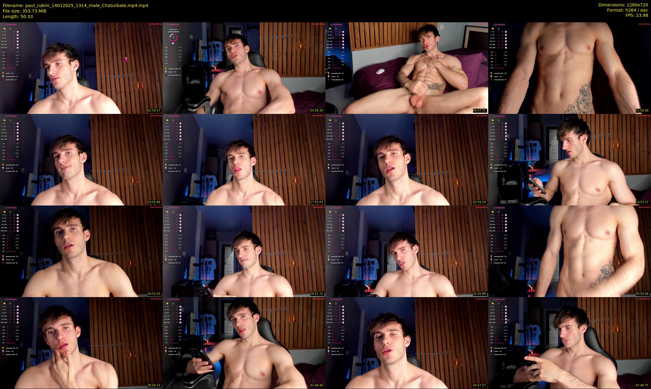 paul_rubini — 51 minute Chaturbate male cam show recording, 720p, Jan 14, 2025
