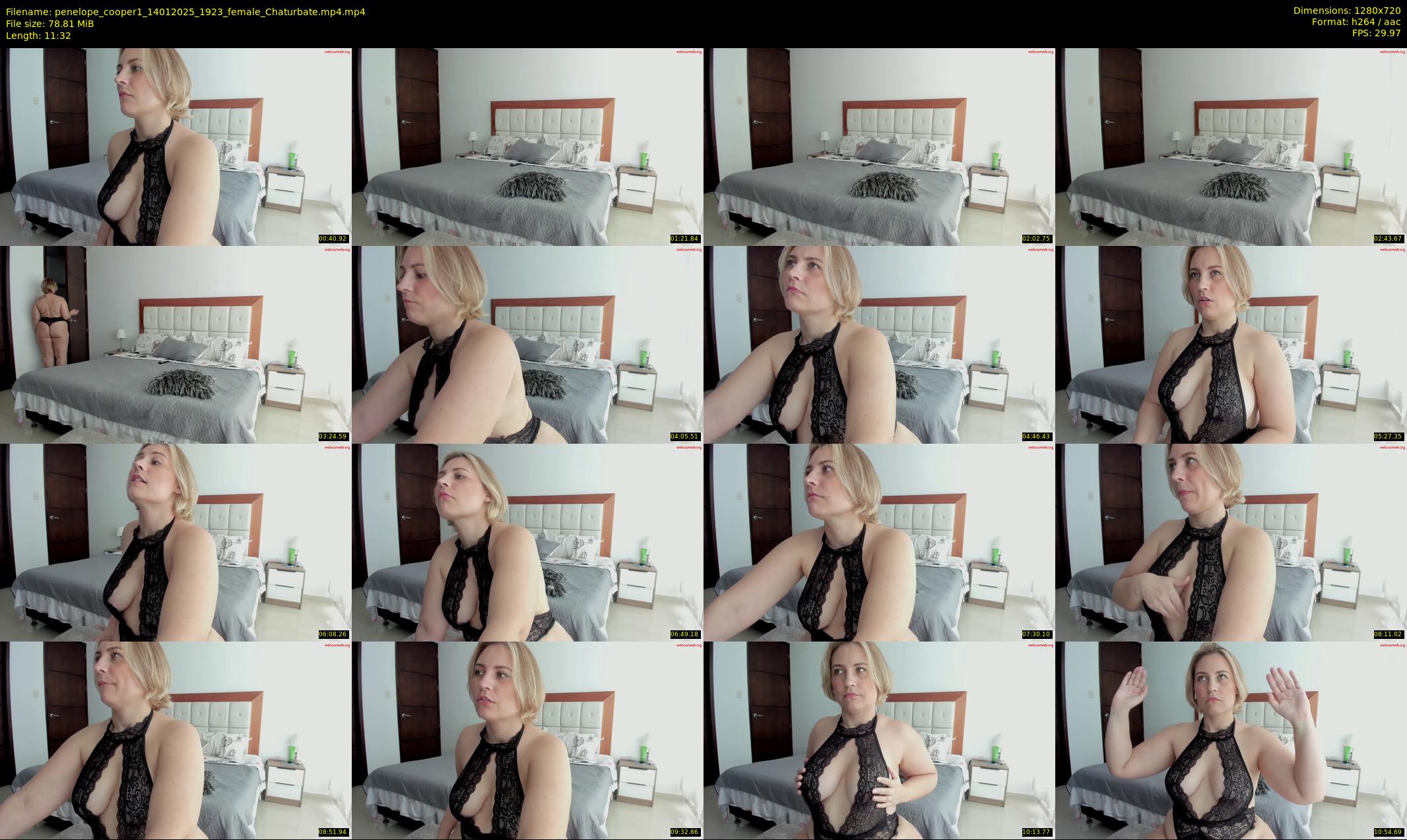 penelope_cooper1 — 12 minute Chaturbate female cam show recording, 720p, Jan 14, 2025
