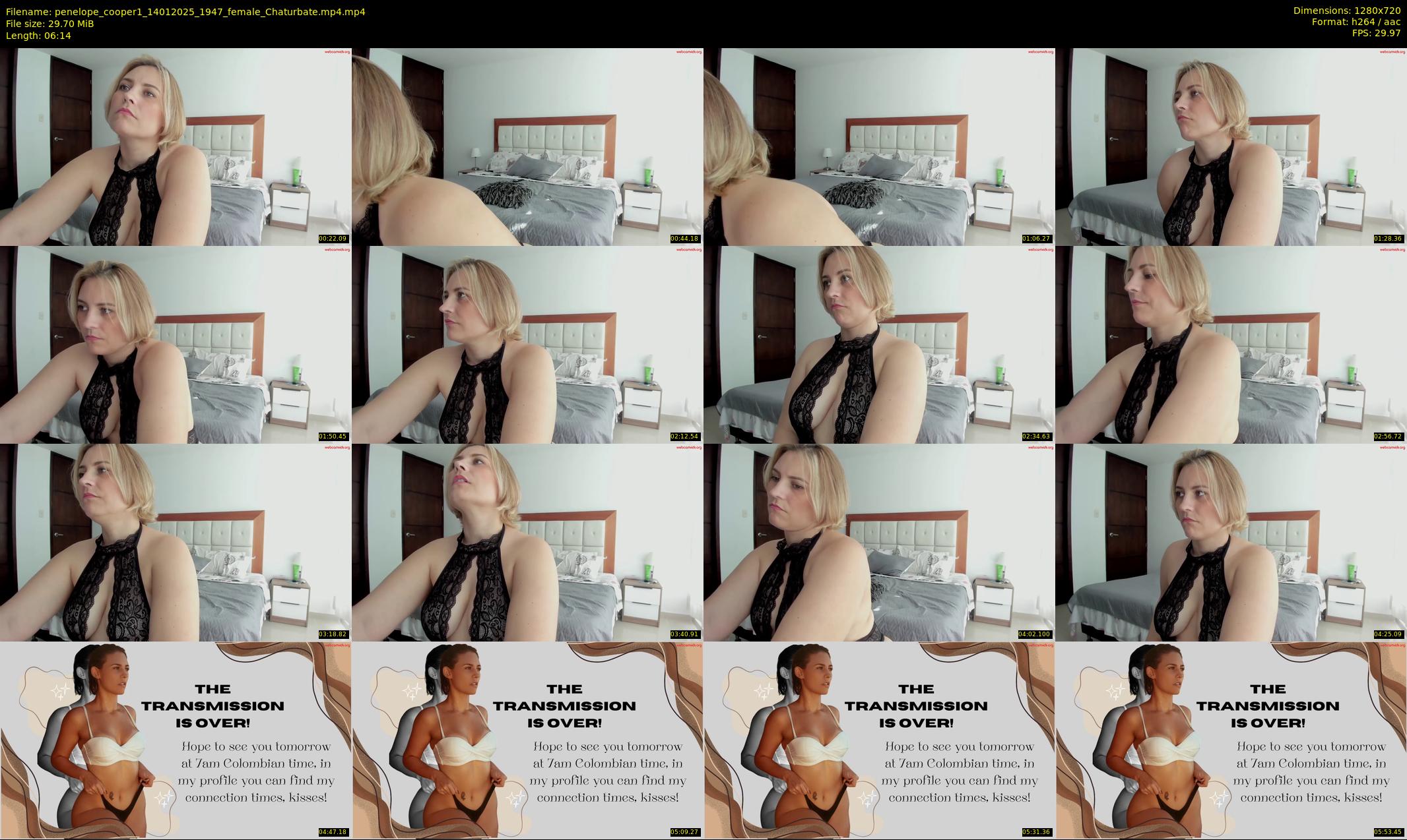 penelope_cooper1 — 7 minute Chaturbate female cam show recording, 720p, Jan 14, 2025