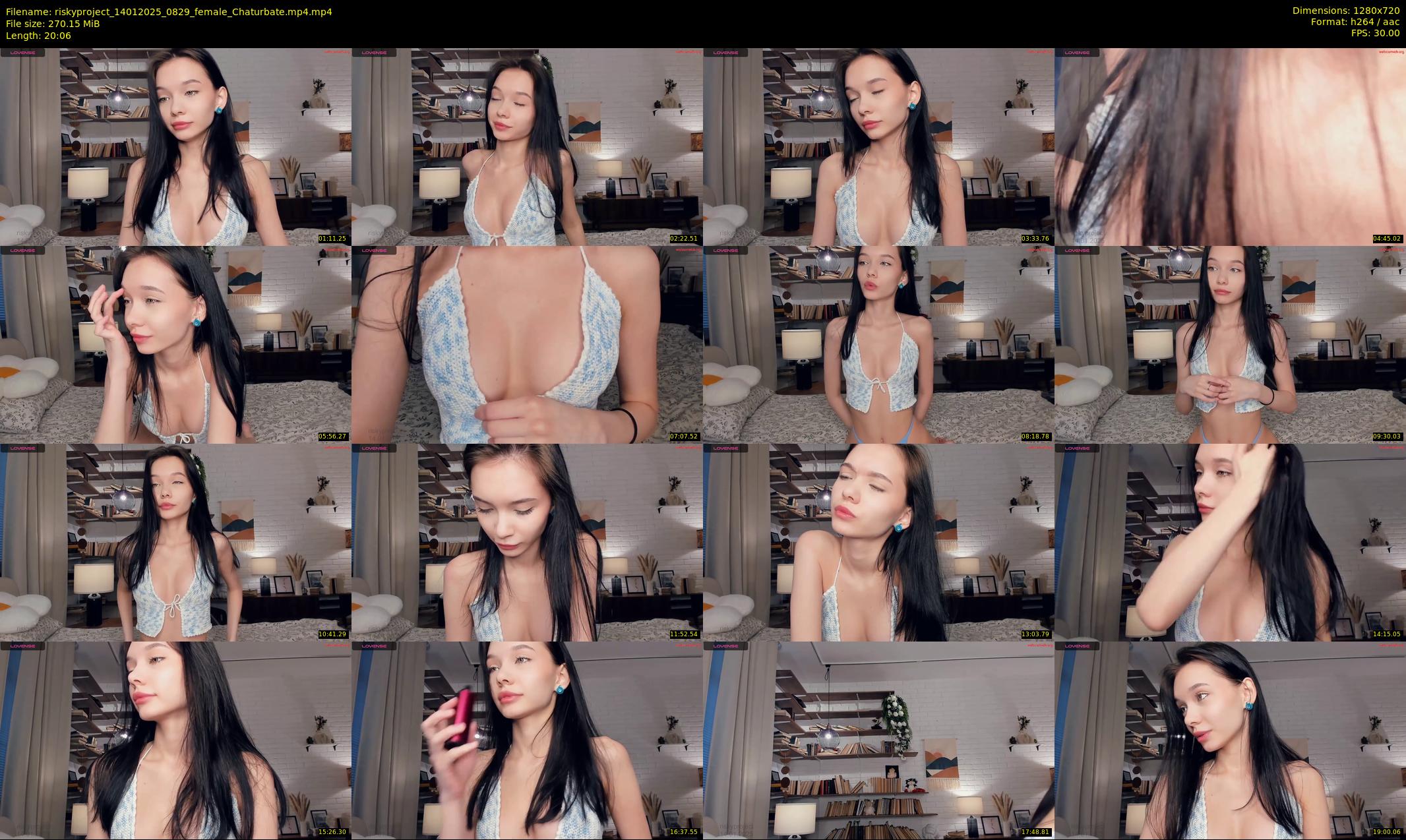 riskyproject — 21 minute Chaturbate couple cam show recording, 720p, Jan 14, 2025