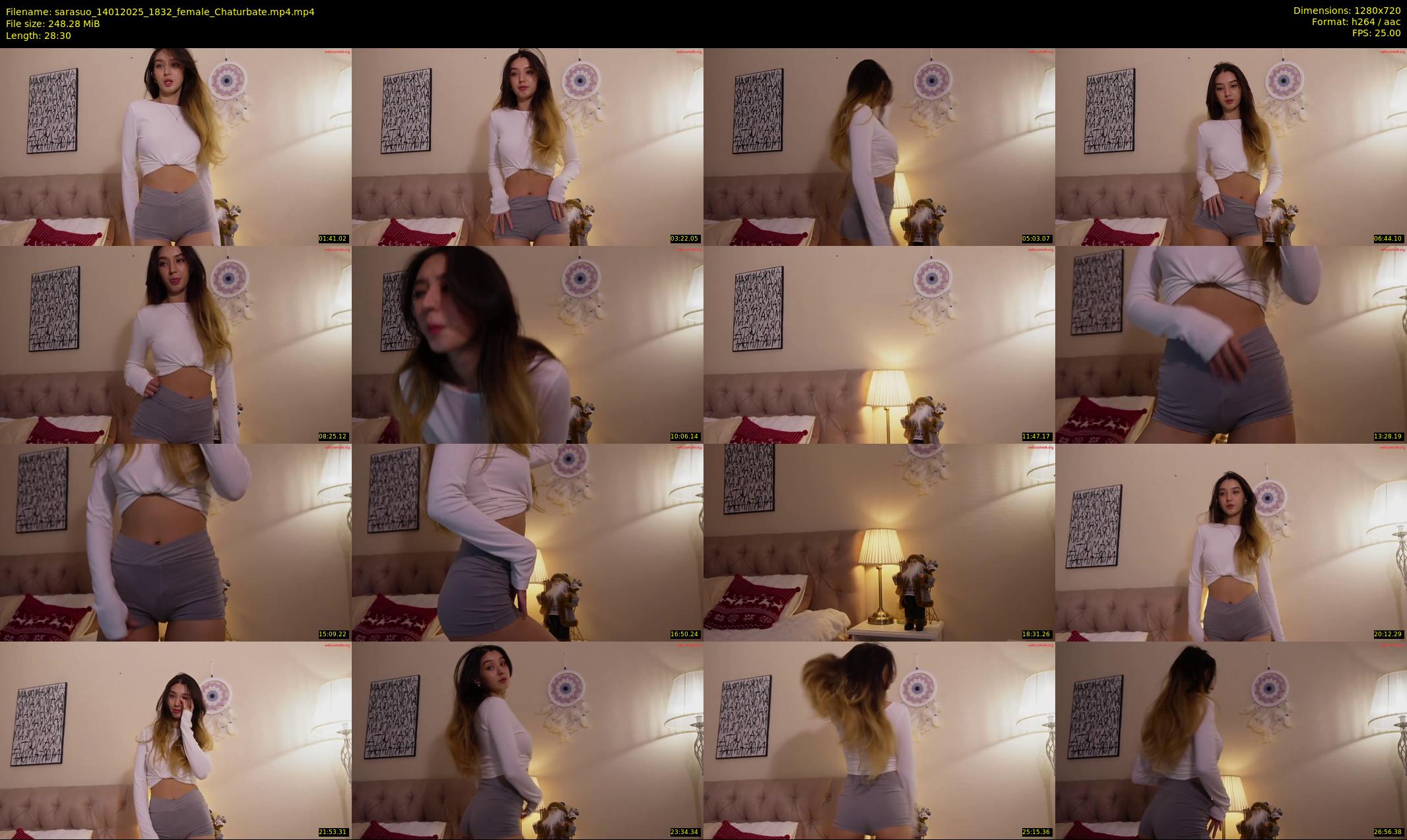 sarasuo — 29 minute Chaturbate female cam show recording, 720p, Jan 14, 2025