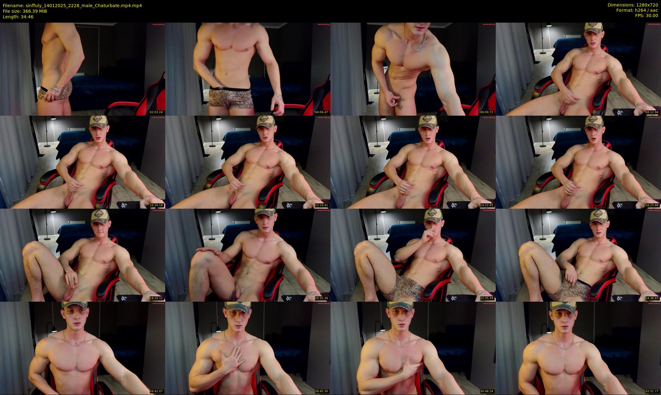 sinffuly — 35 minute Chaturbate male cam show recording, 720p, Jan 14, 2025