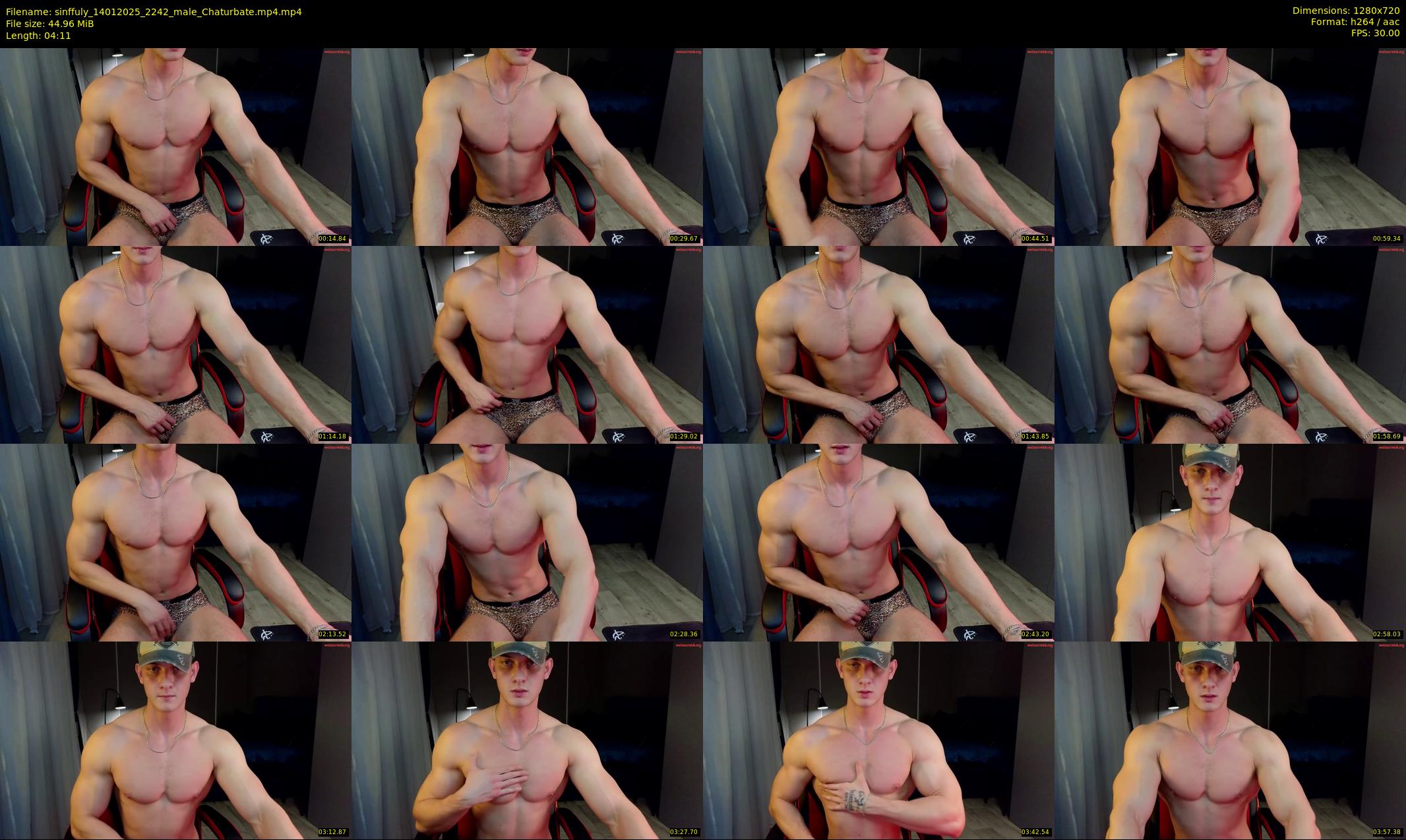 sinffuly — 5 minute Chaturbate male cam show recording, 720p, Jan 14, 2025