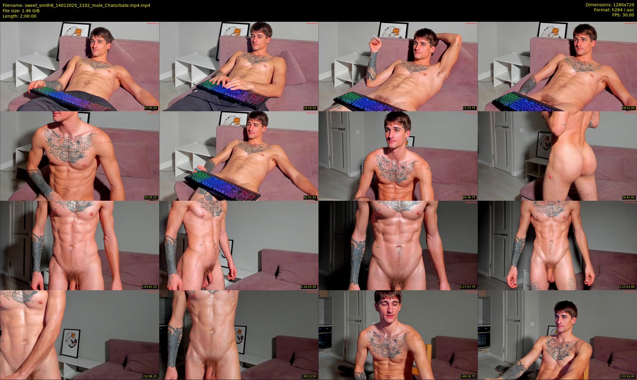sweet_smith8 — 120 minute Chaturbate male cam show recording, 720p, Jan 14, 2025