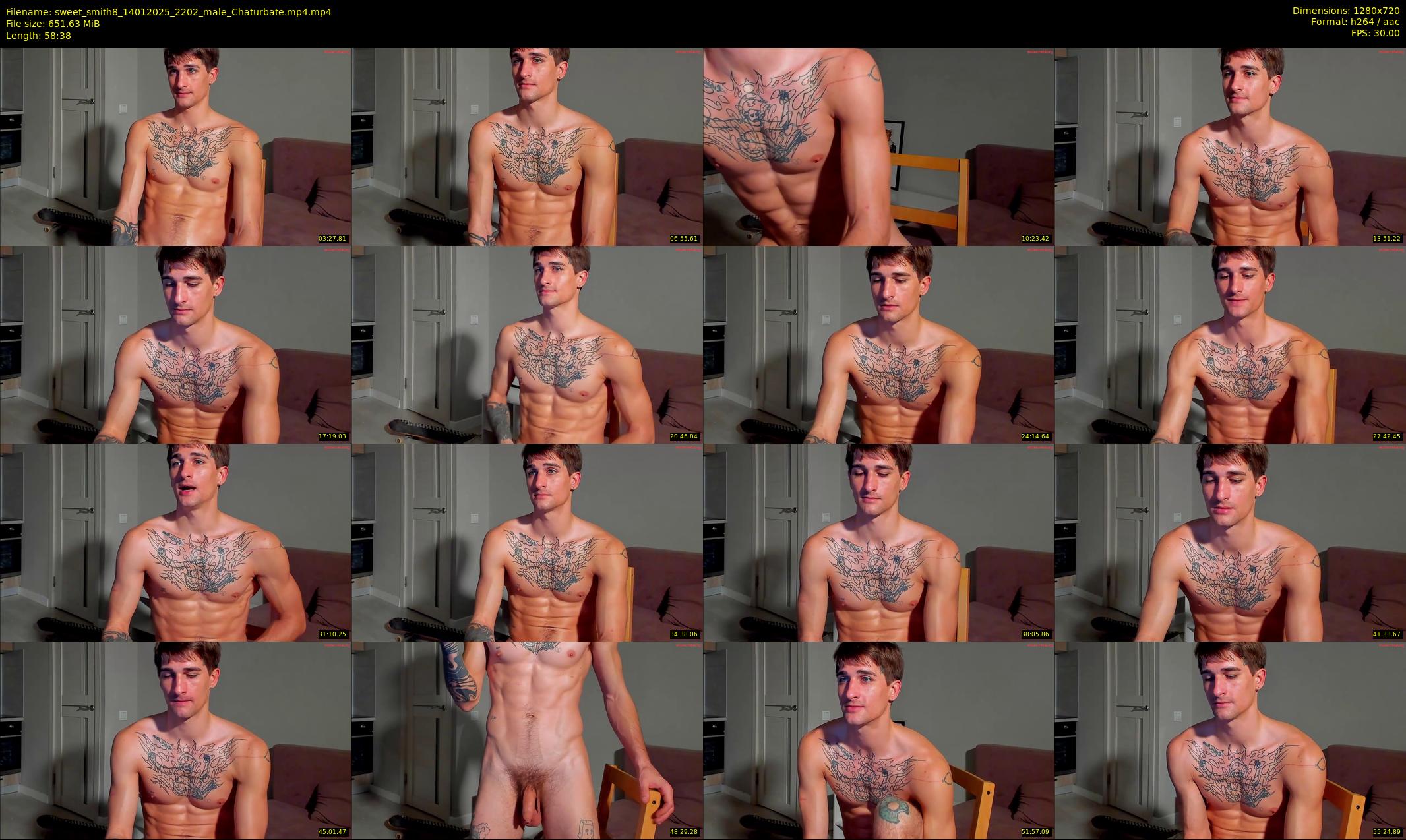sweet_smith8 — 59 minute Chaturbate male cam show recording, 720p, Jan 14, 2025