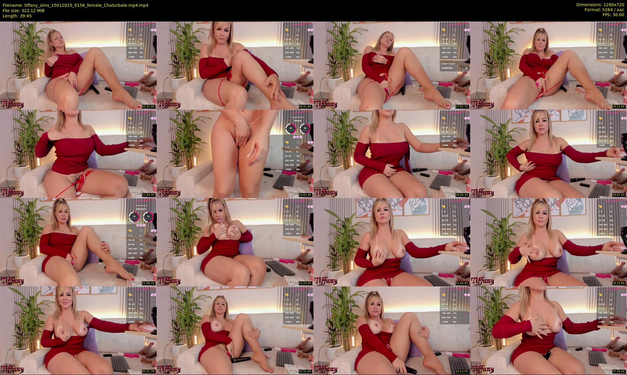 tiffany_sims — 40 minute Chaturbate female cam show recording, 720p, Jan 15, 2025