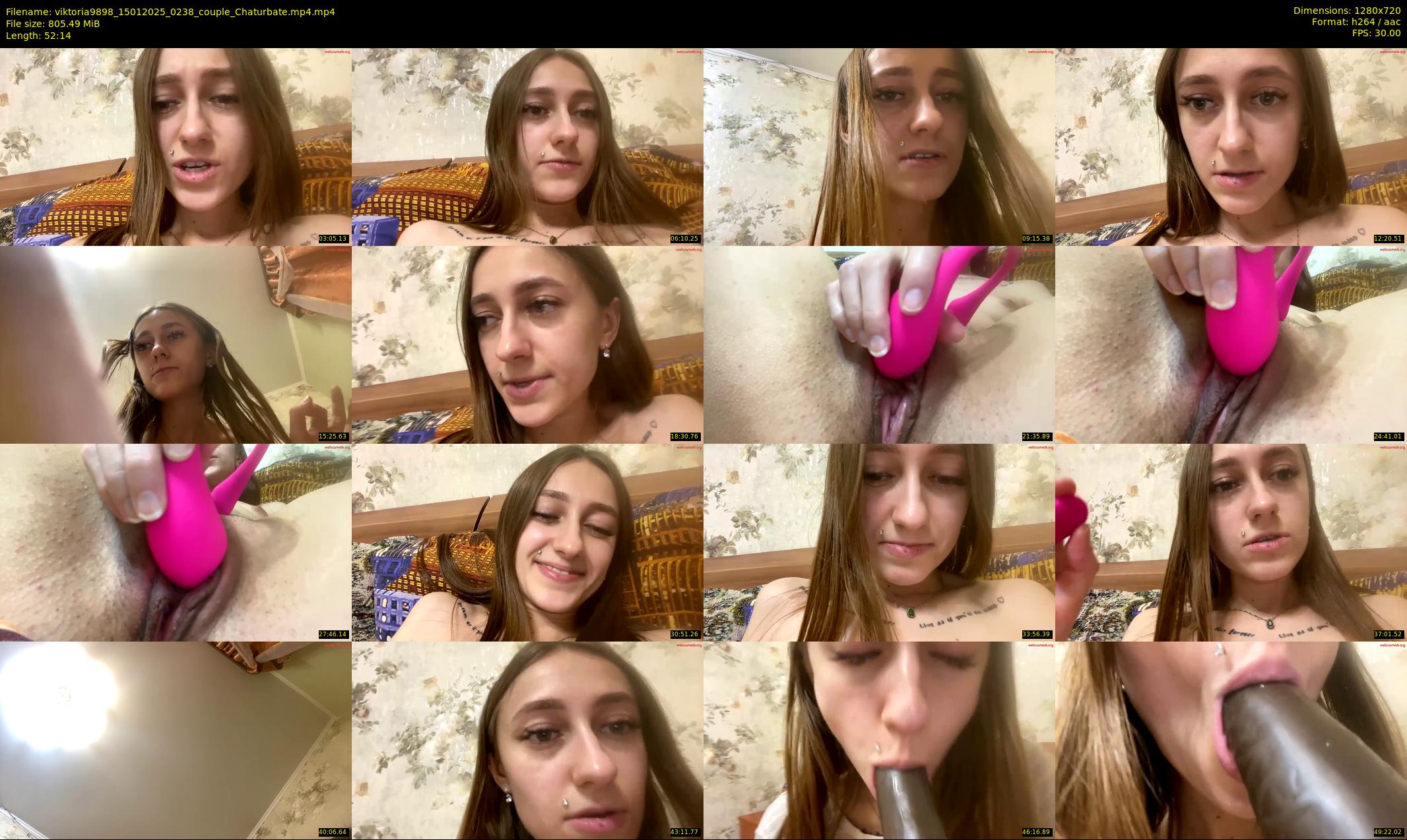viktoria9898 — 53 minute Chaturbate couple cam show recording, 720p, Jan 15, 2025