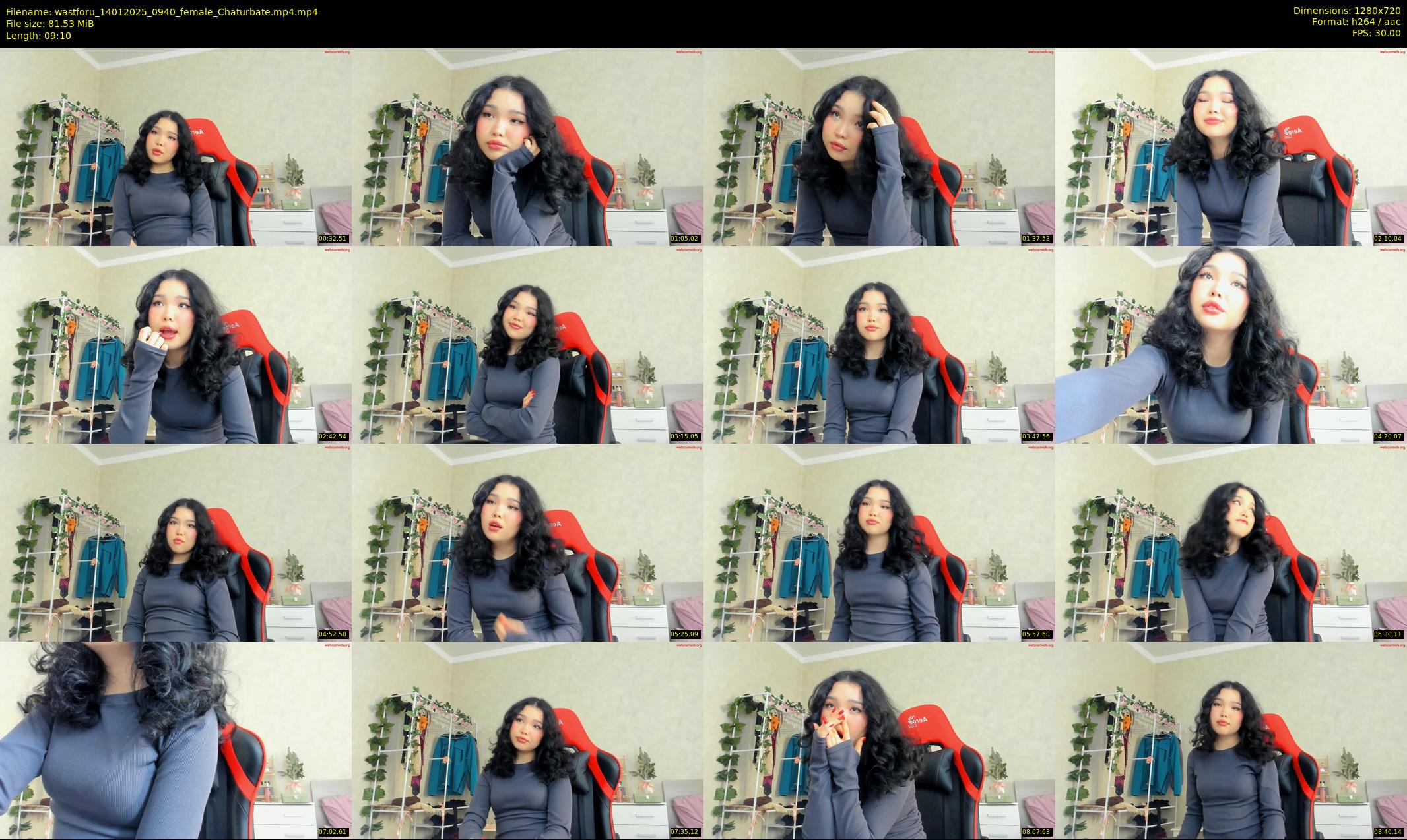 wastforu — 10 minute Chaturbate female cam show recording, 720p, Jan 14, 2025