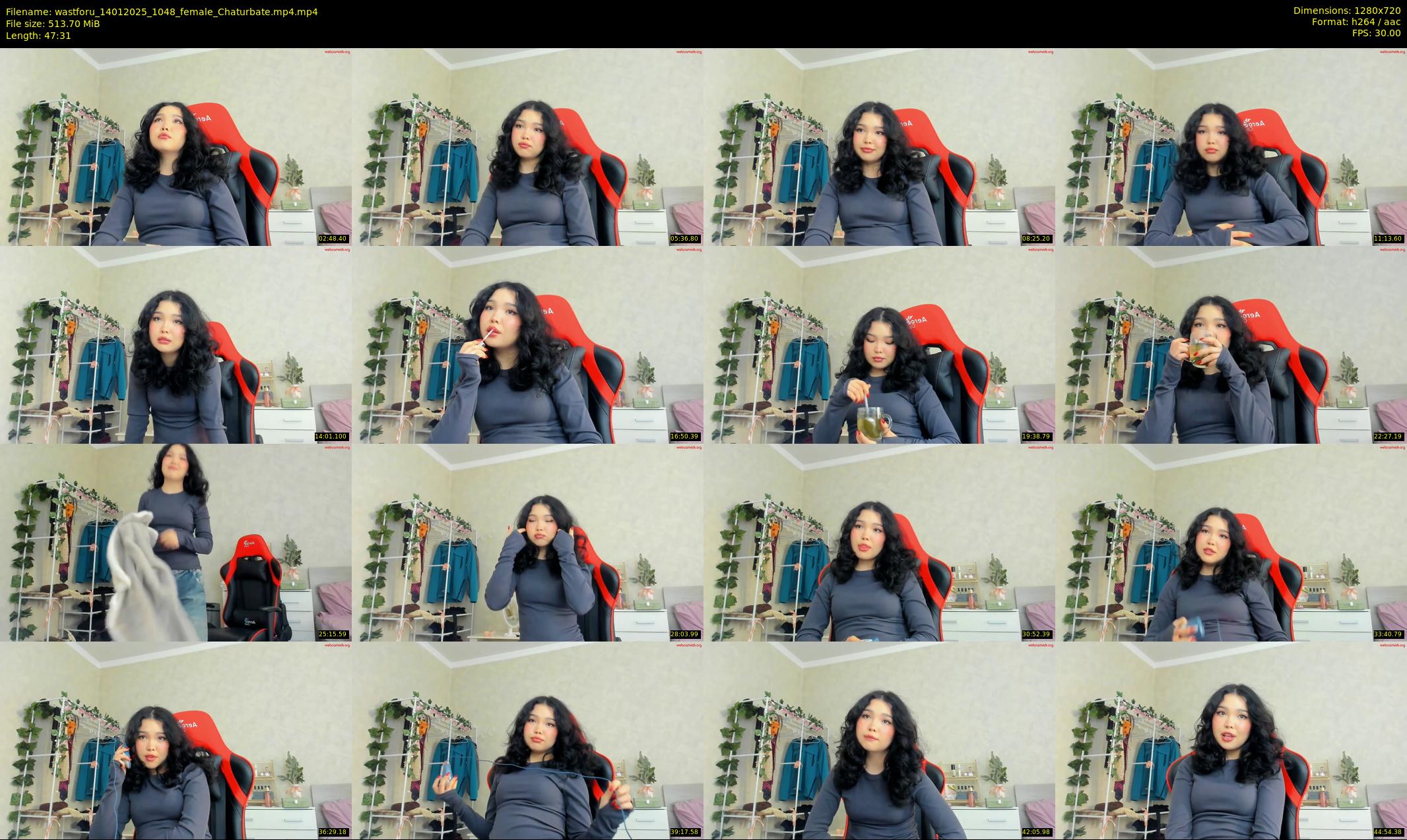 wastforu — 48 minute Chaturbate female cam show recording, 720p, Jan 14, 2025