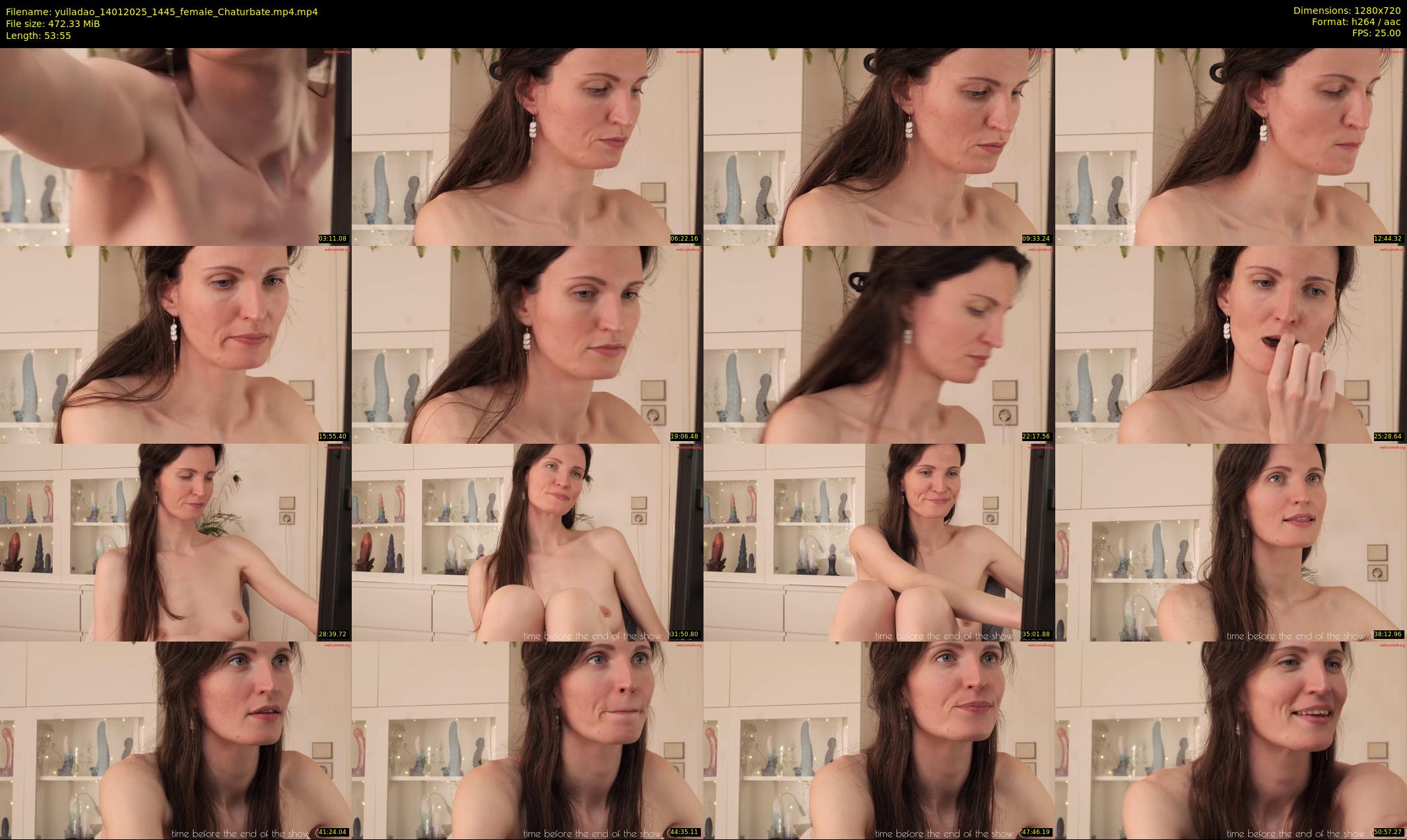 yulladao — 54 minute Chaturbate female cam show recording, 720p, Jan 14, 2025