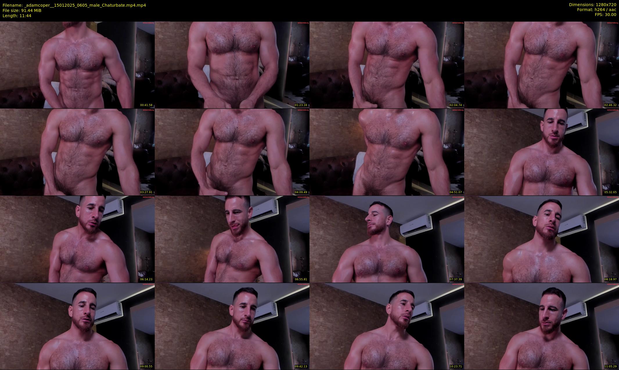 _adamcoper_ — 12 minute Chaturbate male cam show recording, 720p, Jan 15, 2025
