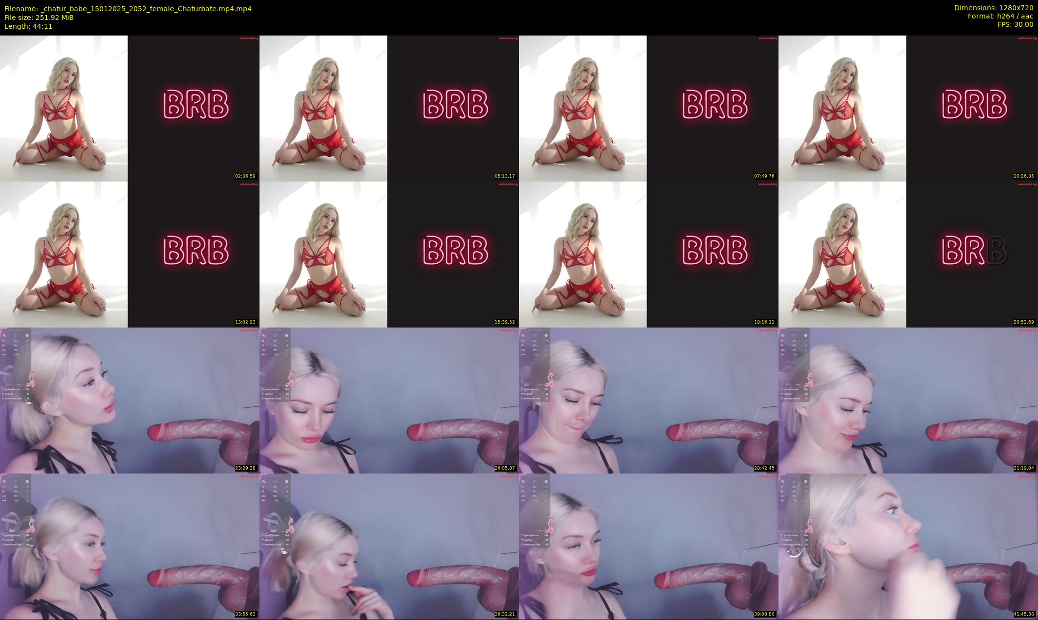_chatur_babe — 45 minute Chaturbate female cam show recording, 720p, Jan 15, 2025