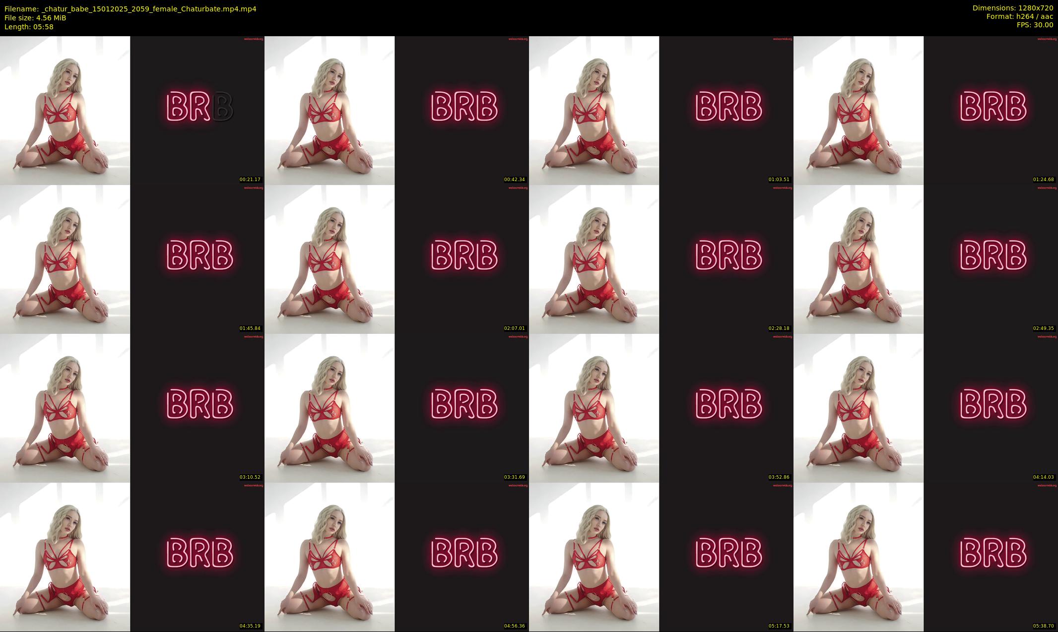 _chatur_babe — 6 minute Chaturbate female cam show recording, 720p, Jan 15, 2025