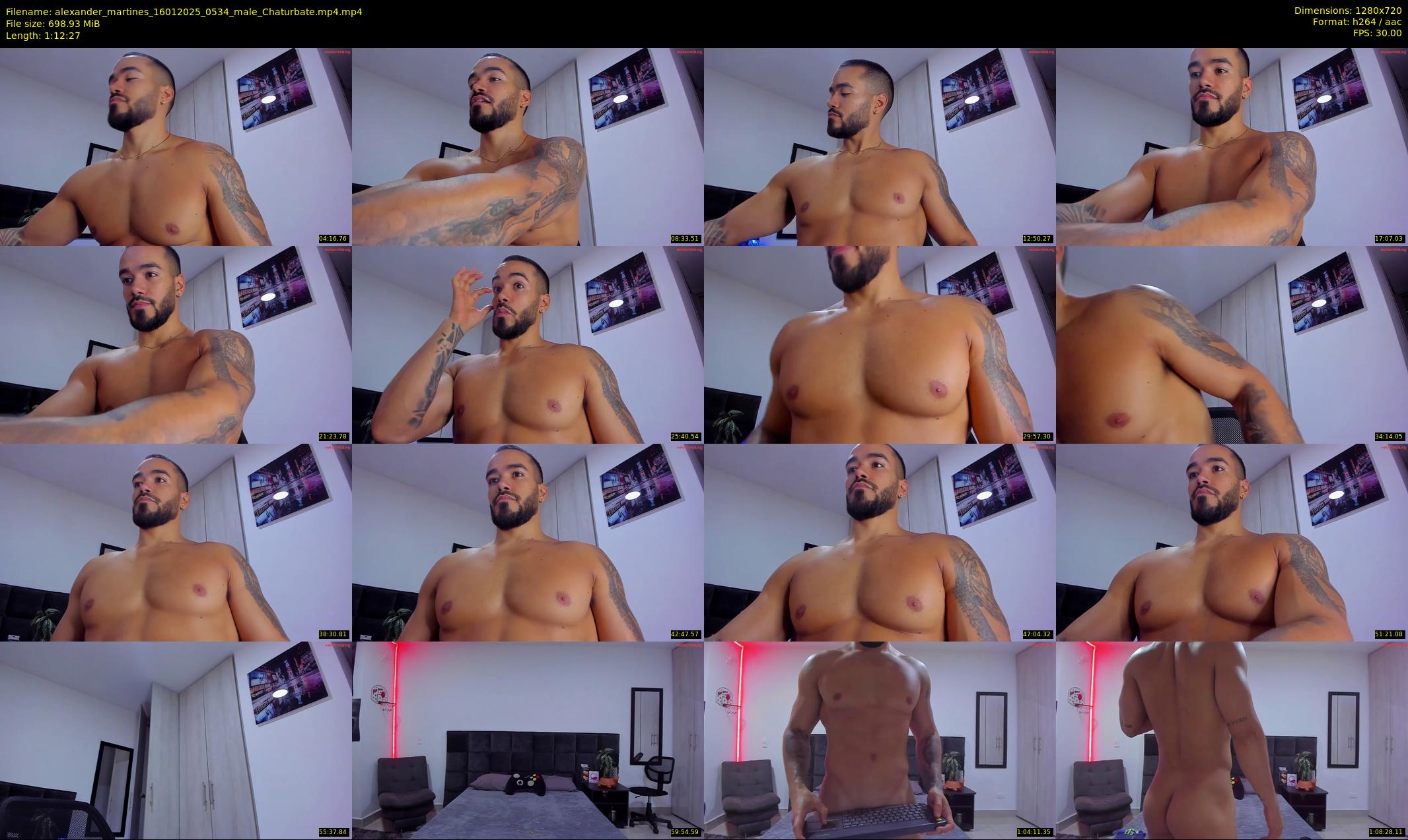 alexander_martines — 73 minute Chaturbate male cam show recording, 720p, Jan 16, 2025