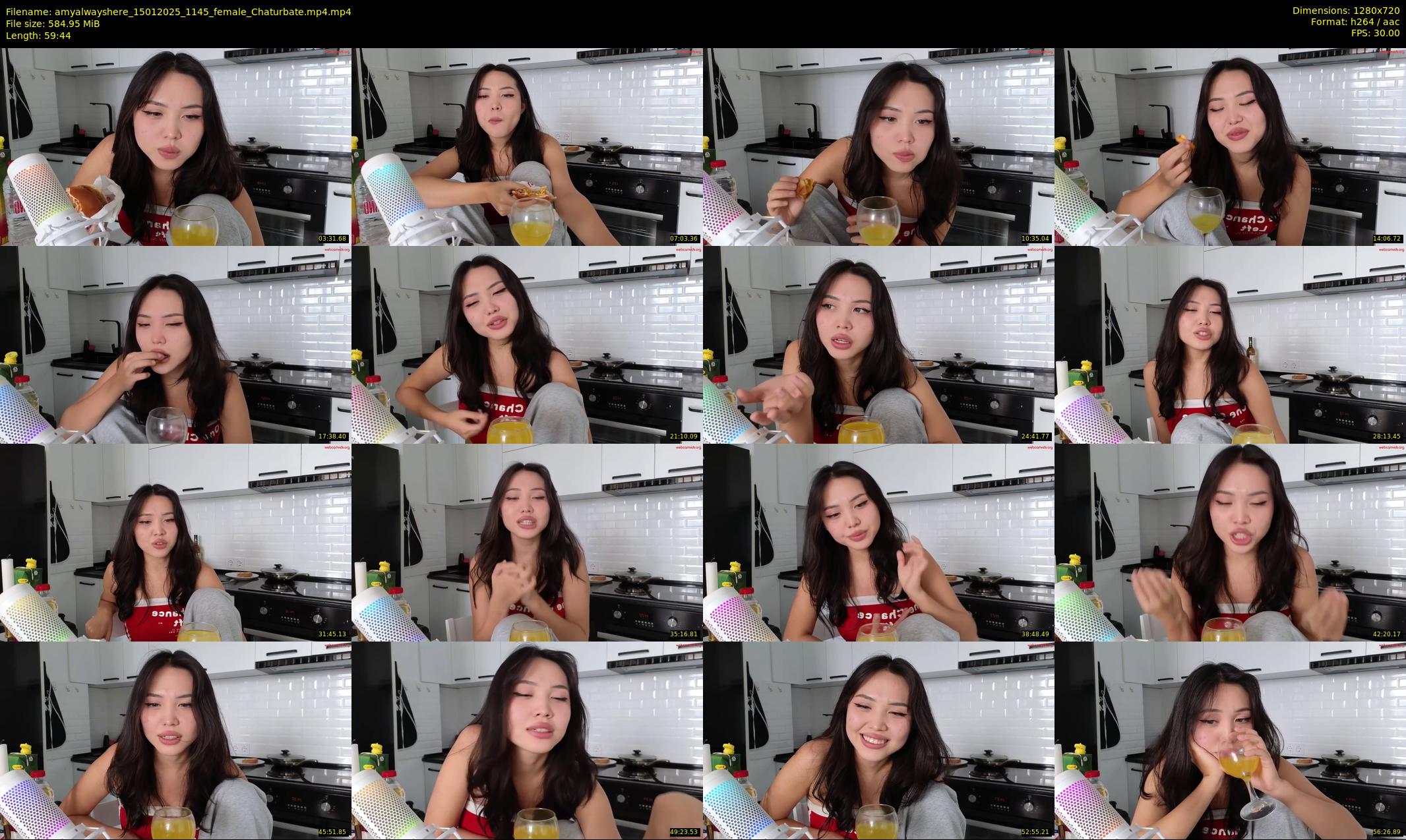 amyalwayshere — 60 minute Chaturbate female cam show recording, 720p, Jan 15, 2025