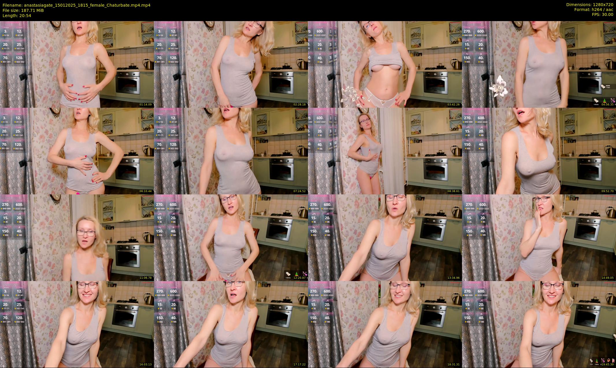 anastasiagate — 21 minute Chaturbate female cam show recording, 720p, Jan 15, 2025