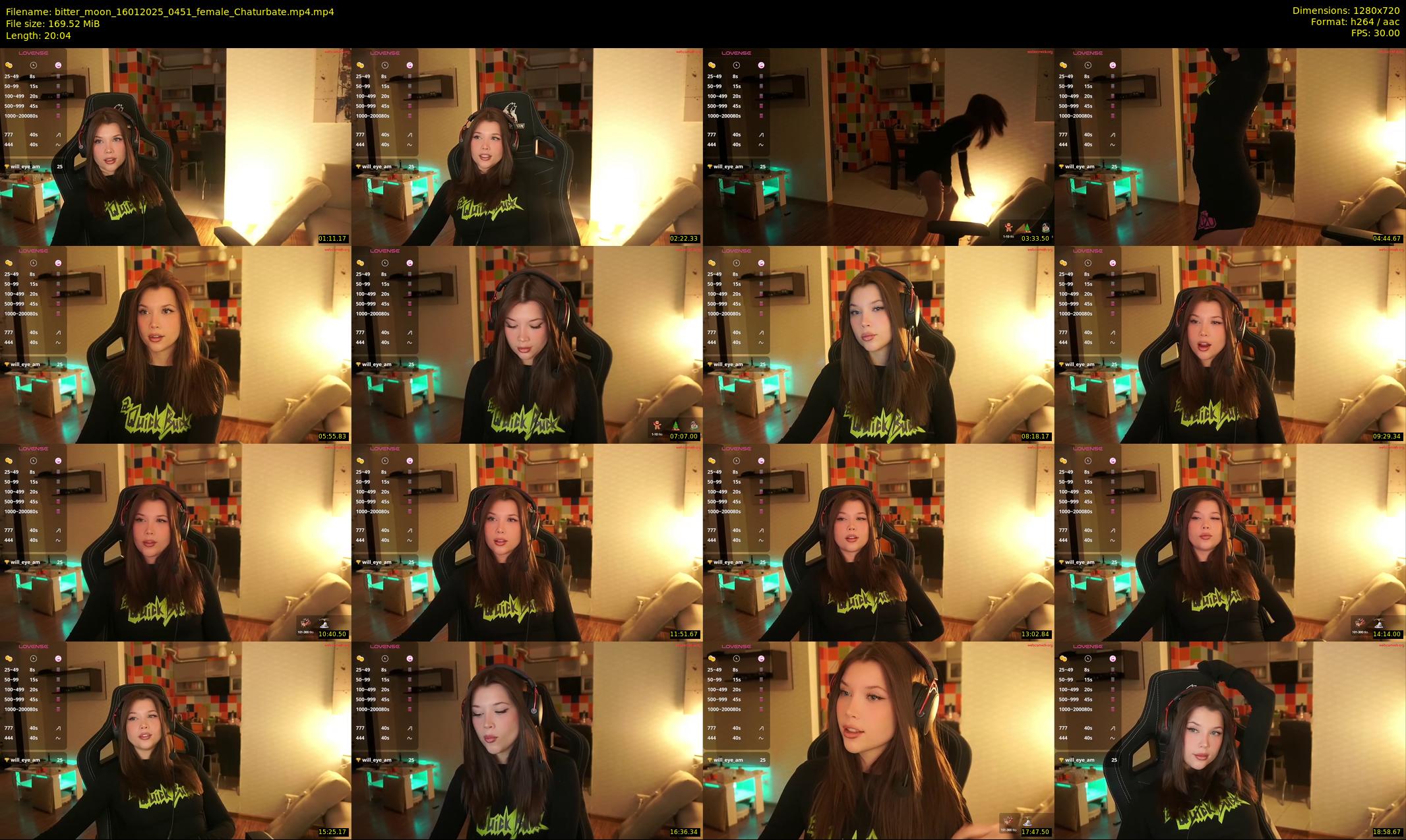 bitter_moon — 21 minute Chaturbate female cam show recording, 720p, Jan 16, 2025